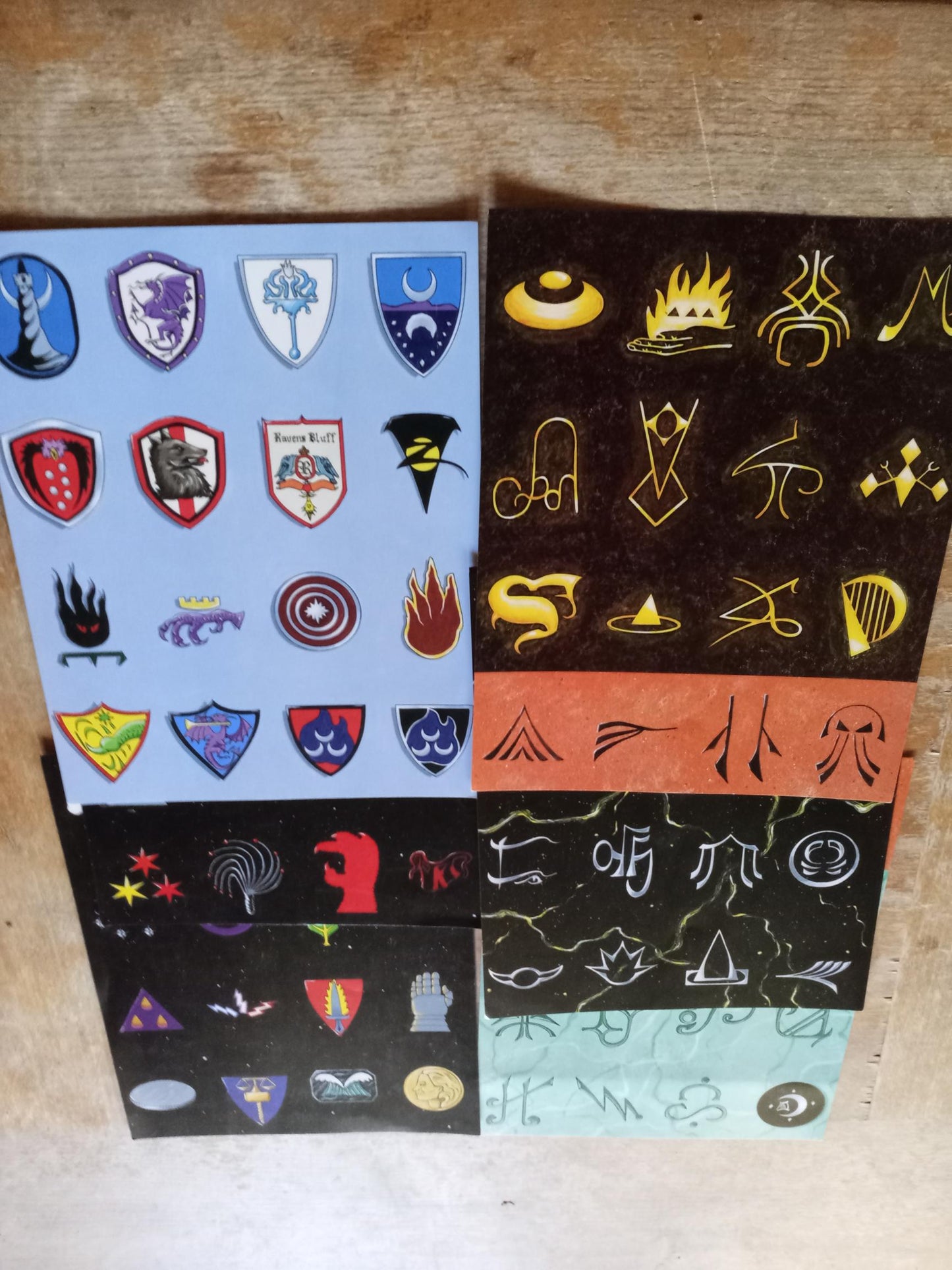 Forgotten Realms sigils, symbols and glyphs of the Realms AD&D