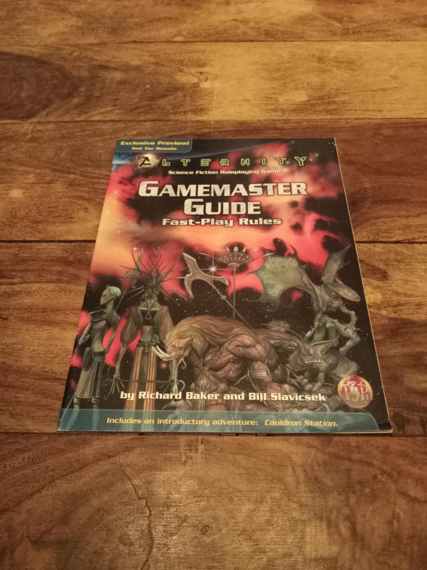 Alternity Player's Handbook/Game Master Guide Exclusive Preview TSR 1998