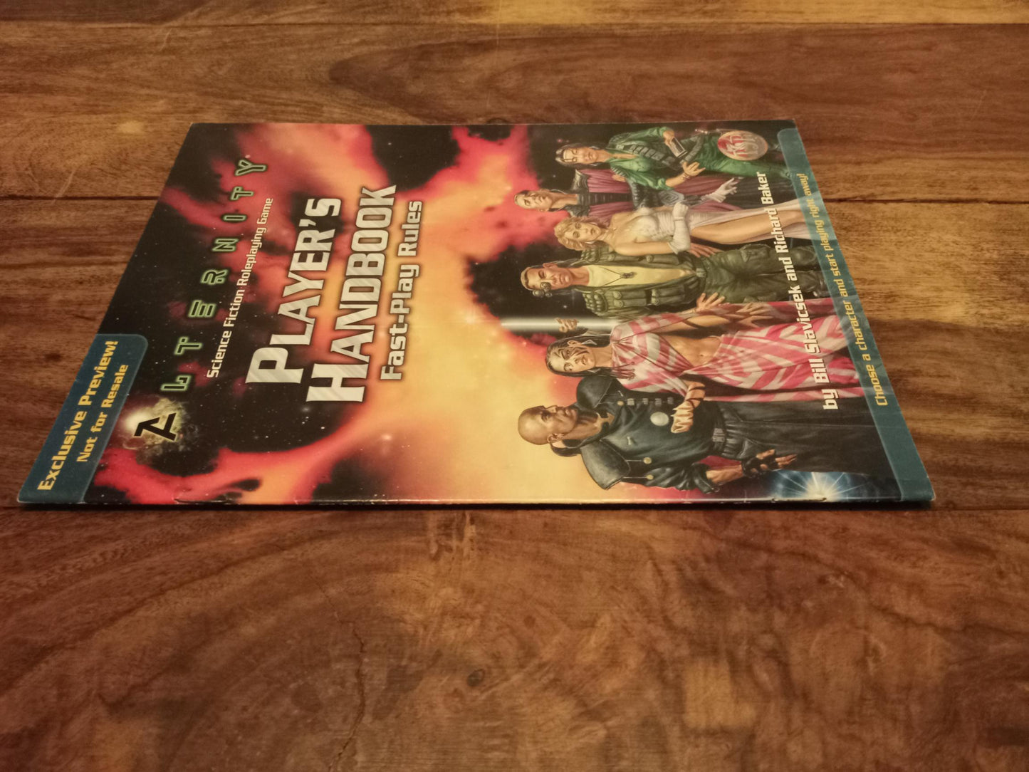 Alternity Player's Handbook/Game Master Guide Exclusive Preview TSR 1998
