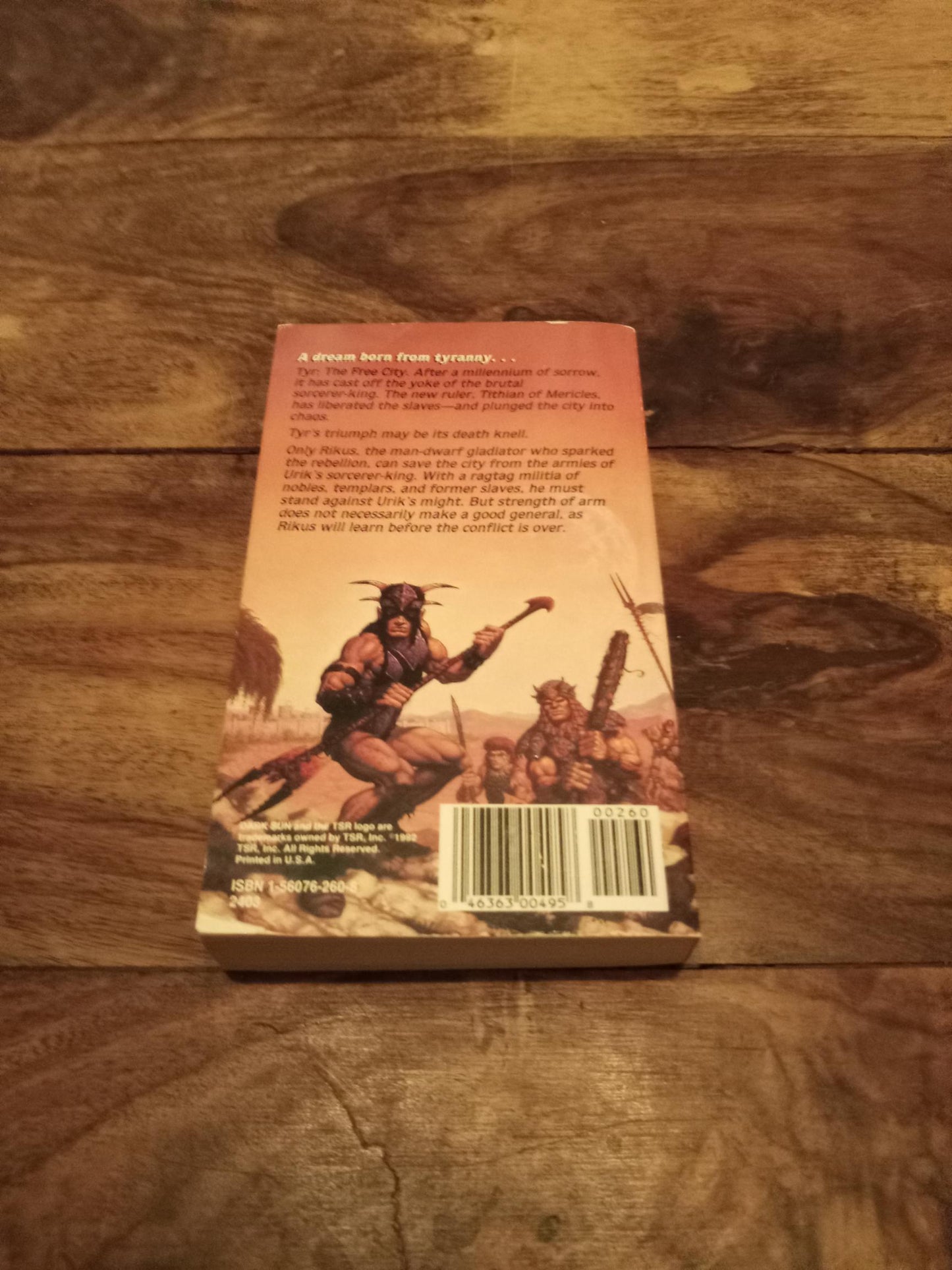 Dark Sun The Crimson Legion Prism Pentad #2 Troy Denning TSR 1992