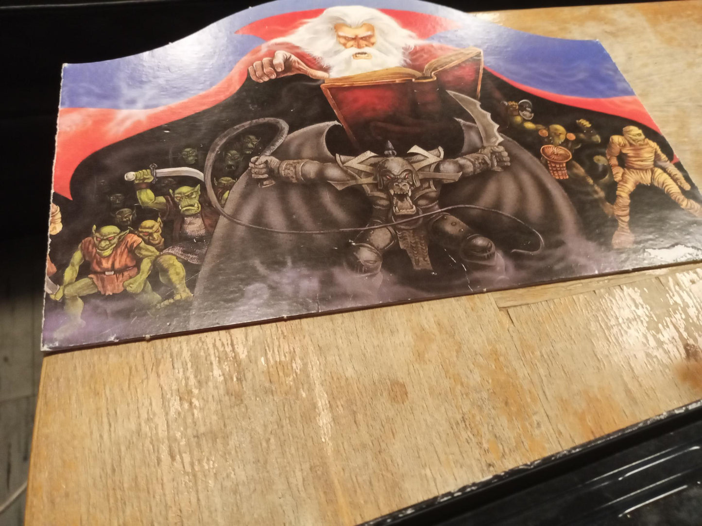 Hero Quest Board Game Part Dungeon Master Screen Info Screen
