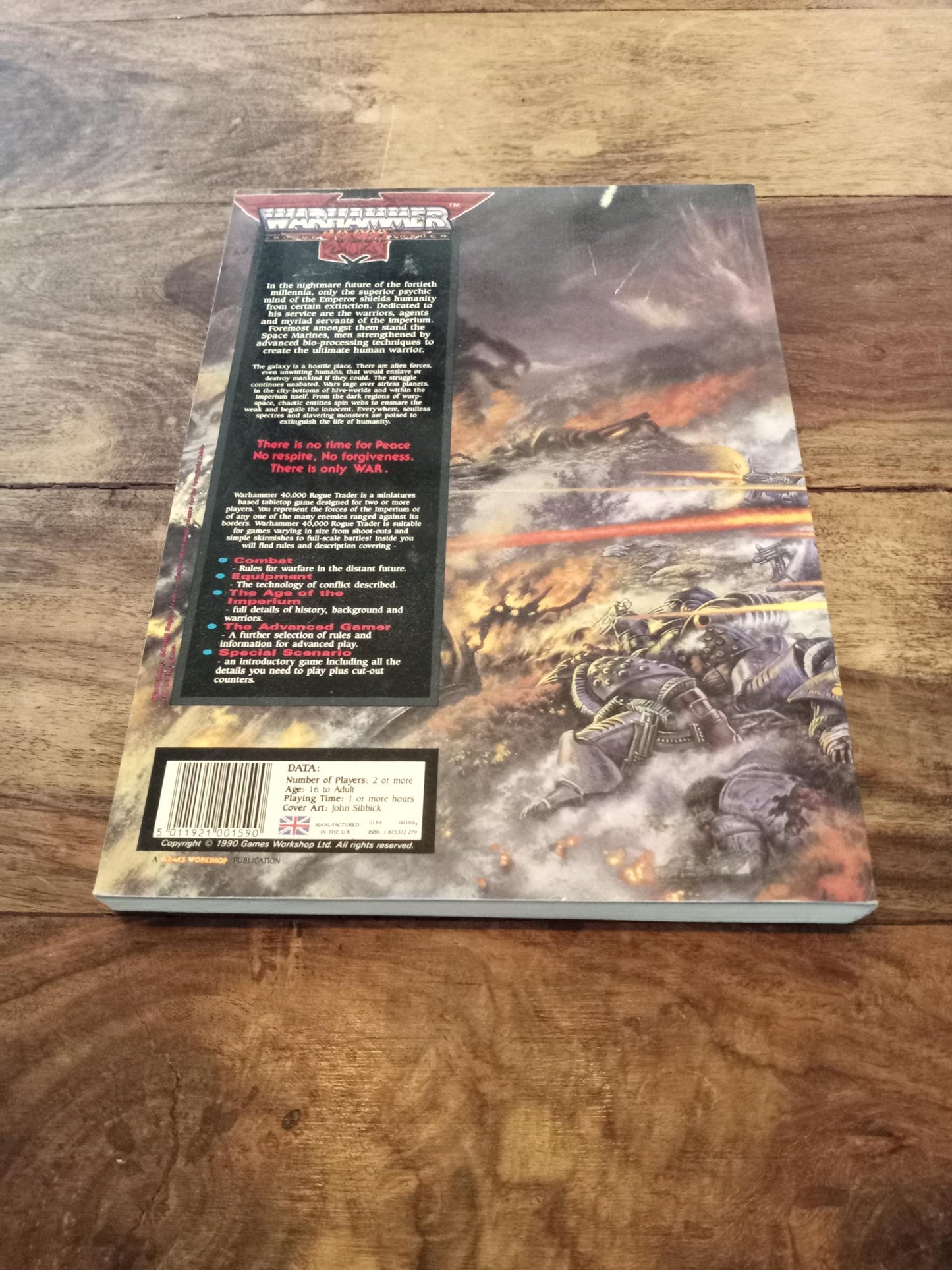 Warhammer 40k Rogue Trader Games Workshop 1990