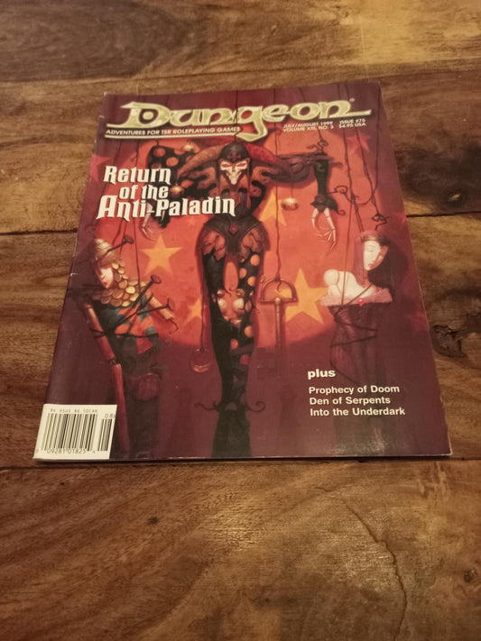 Dungeon Magazine #75 July/Aug 1999 TSR D&D