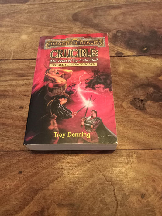 Forgotten Realms Crucible The Trial of Cyric the Mad Avatar Series #5 TSR 1998