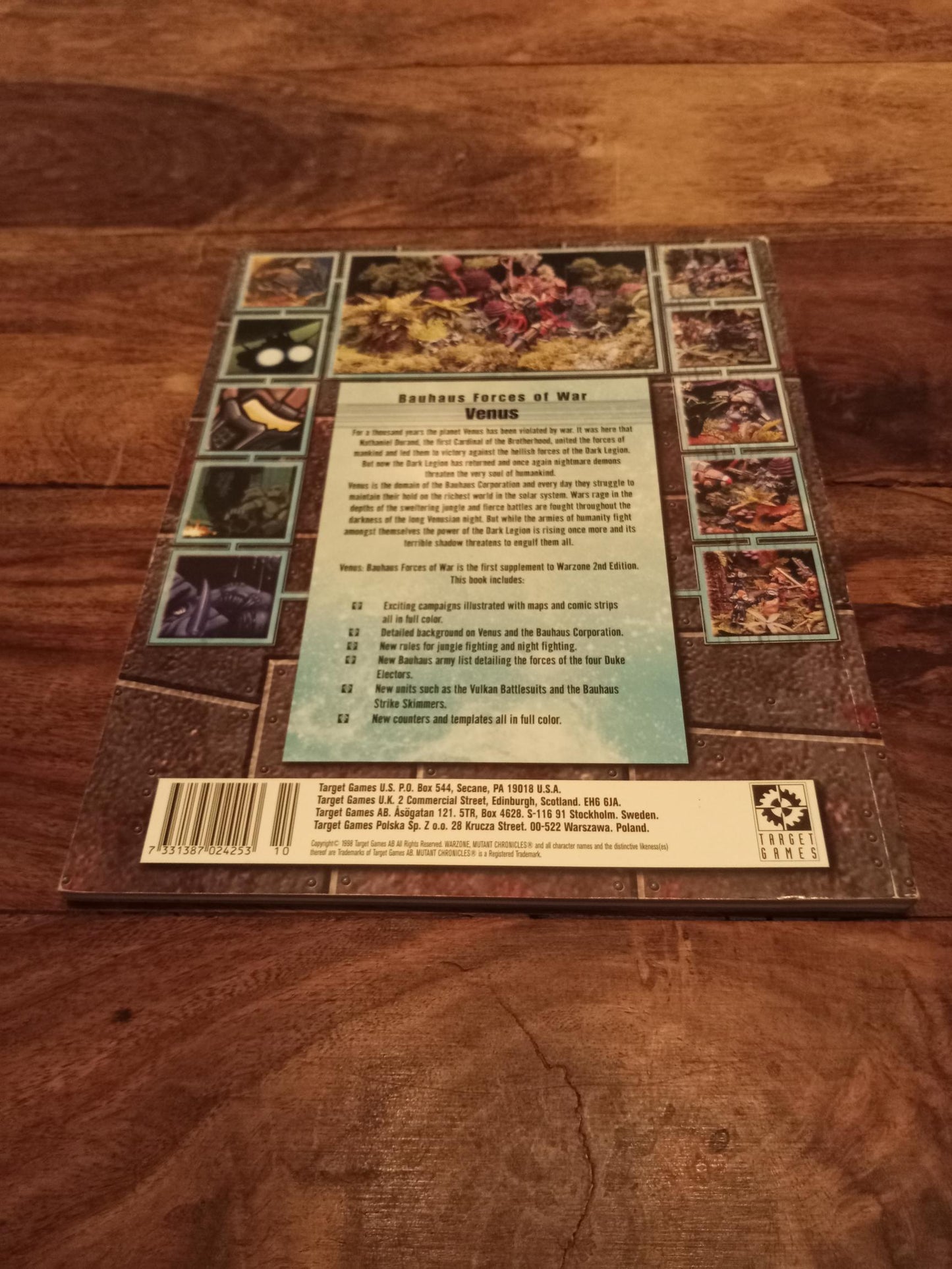 Mutant Chronicles Venus: Bauhaus Forces of War Target Games 1998