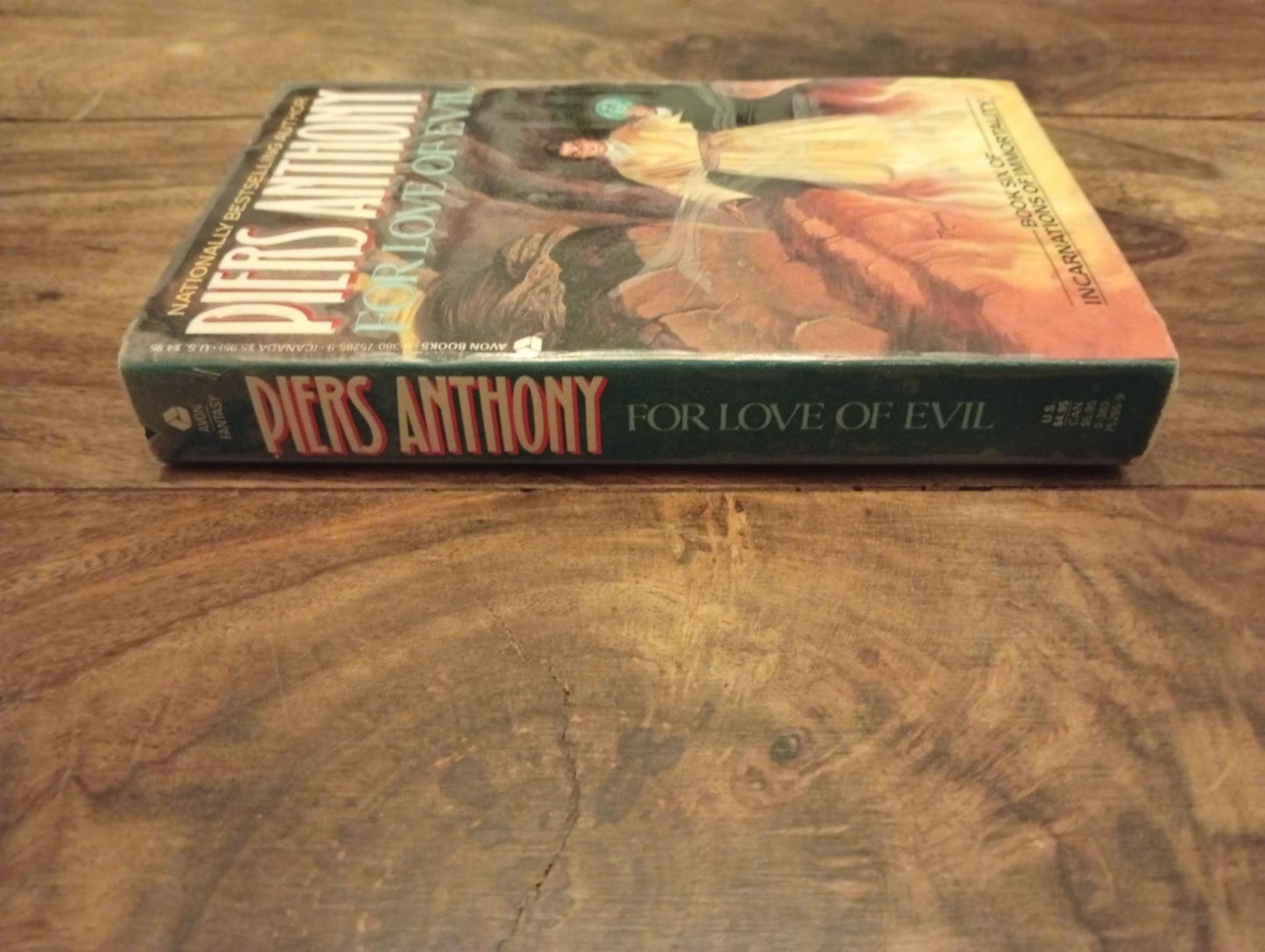 For Love of Evil Incarnations of Immortality #6 Avon Books 1990