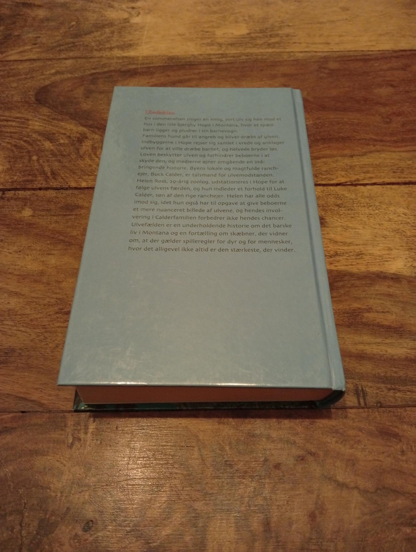 Ulvefælden Nicholas Evans Hardback Forlag Bogklubben 1999