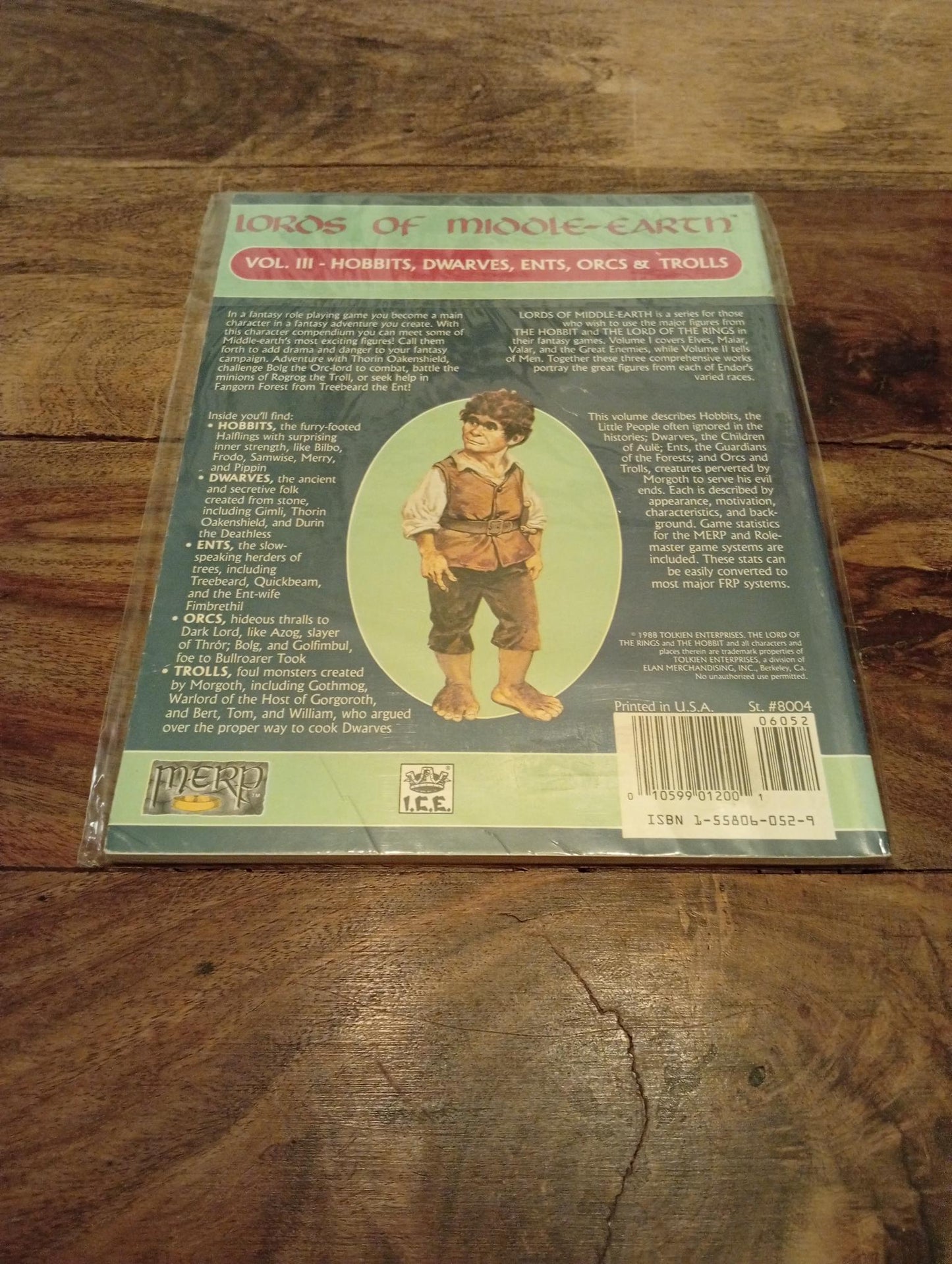 MERP Lords of Middle-Earth #3 Hobbits, Dwarves, Ents, Orcs & Trolls I.C.E. 1988