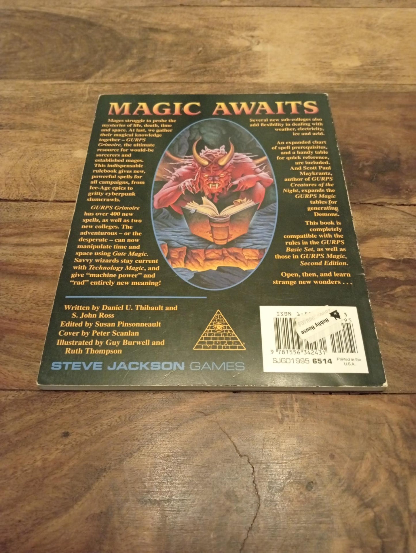 GURPS Grimoire 1st-3rd Ed Steve Jackson Games 1994