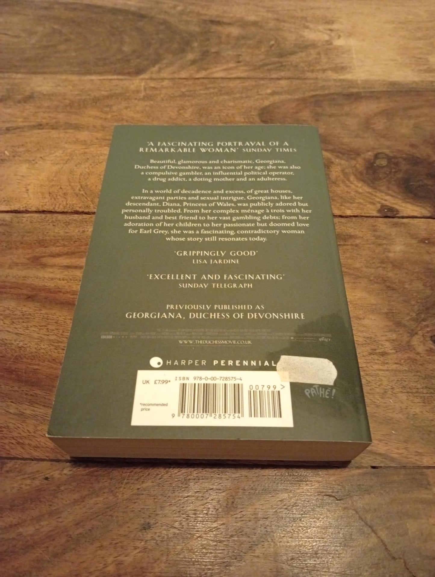 The Duchess Amanda Foreman Harpercollins Publishers 2008
