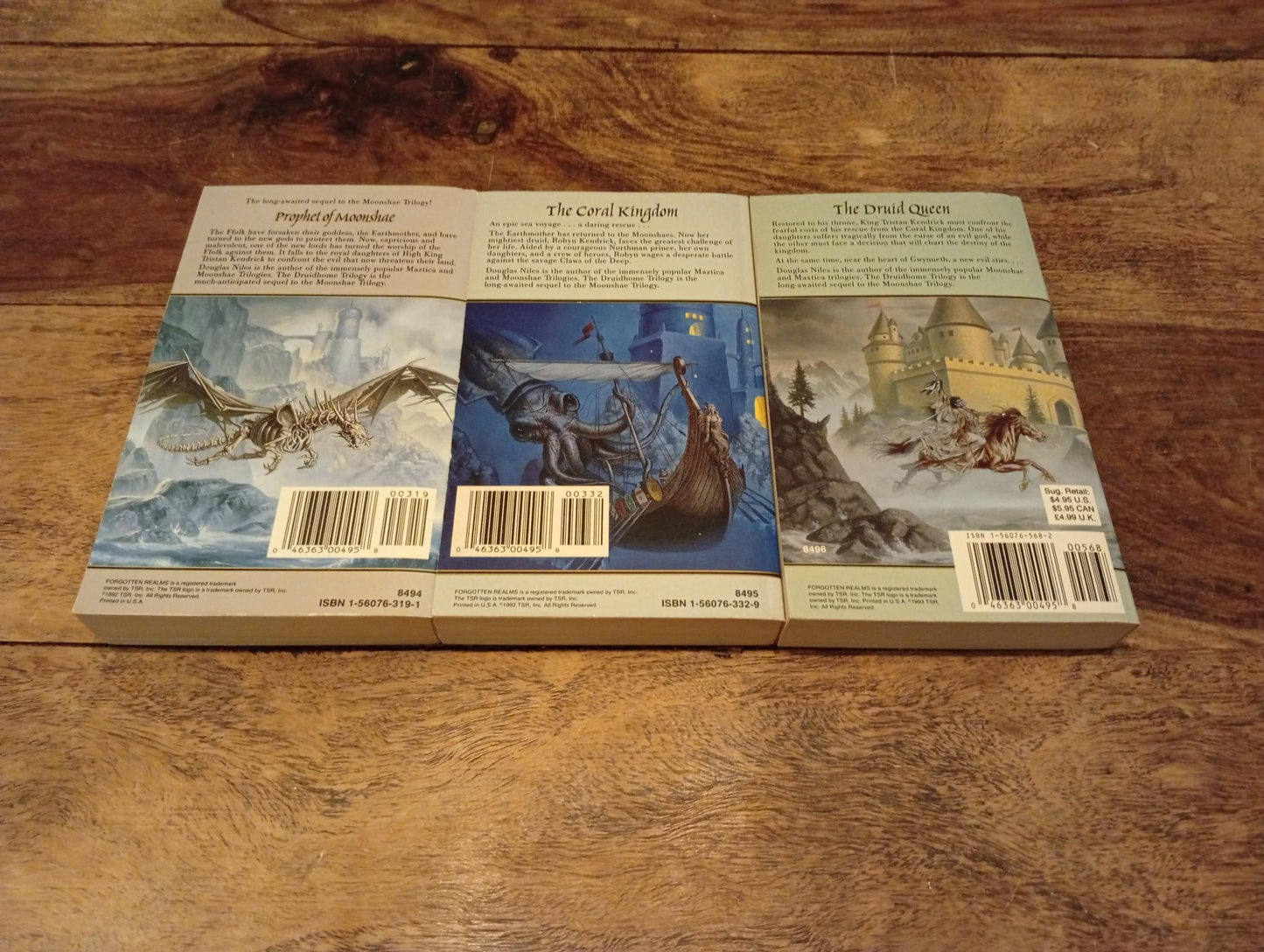 Forgotten Realms The Druidhome Trilogy 1-2-3 Douglas Niles TSR 1992 - 1993