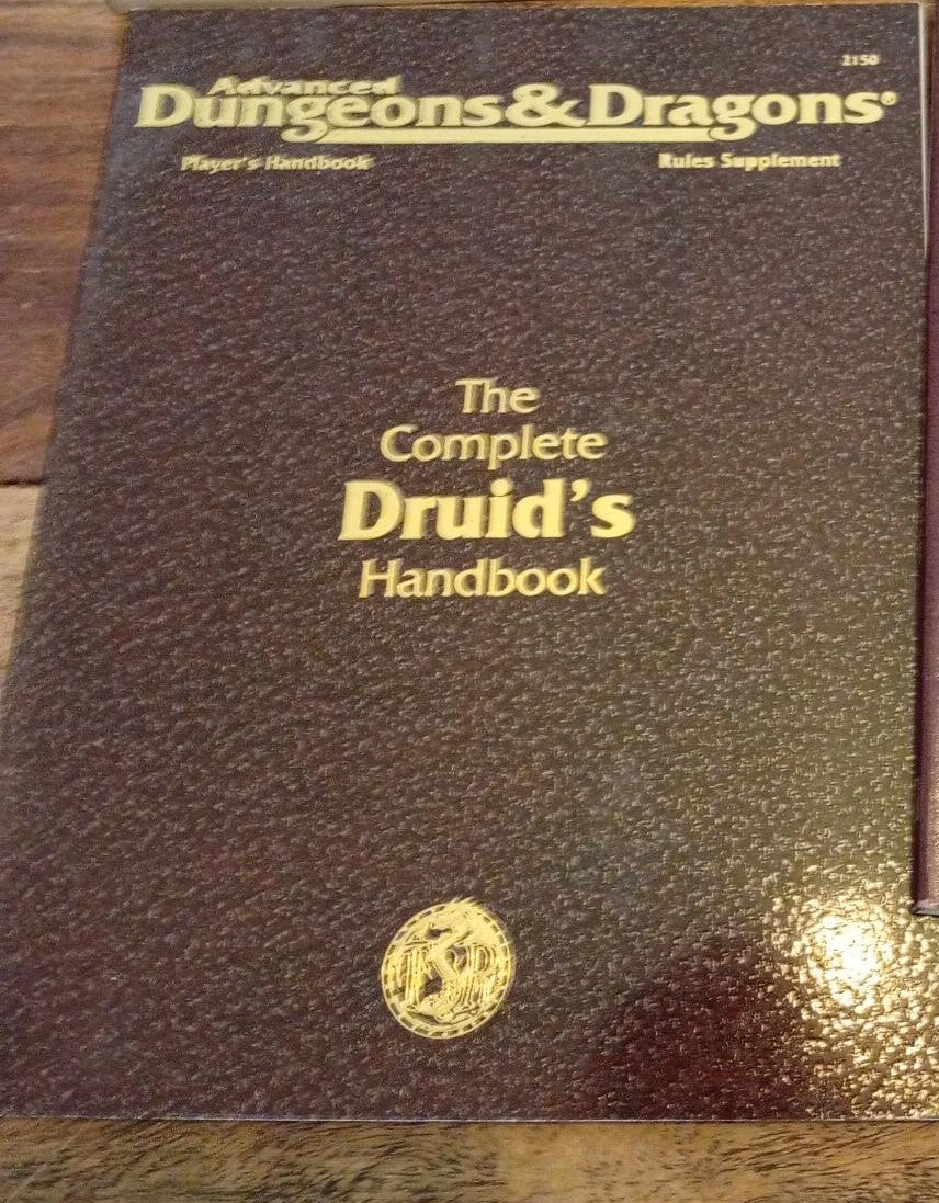AD&D The Complete Druid's Handbook TSR 2150 AD&D 2nd Edition 1994