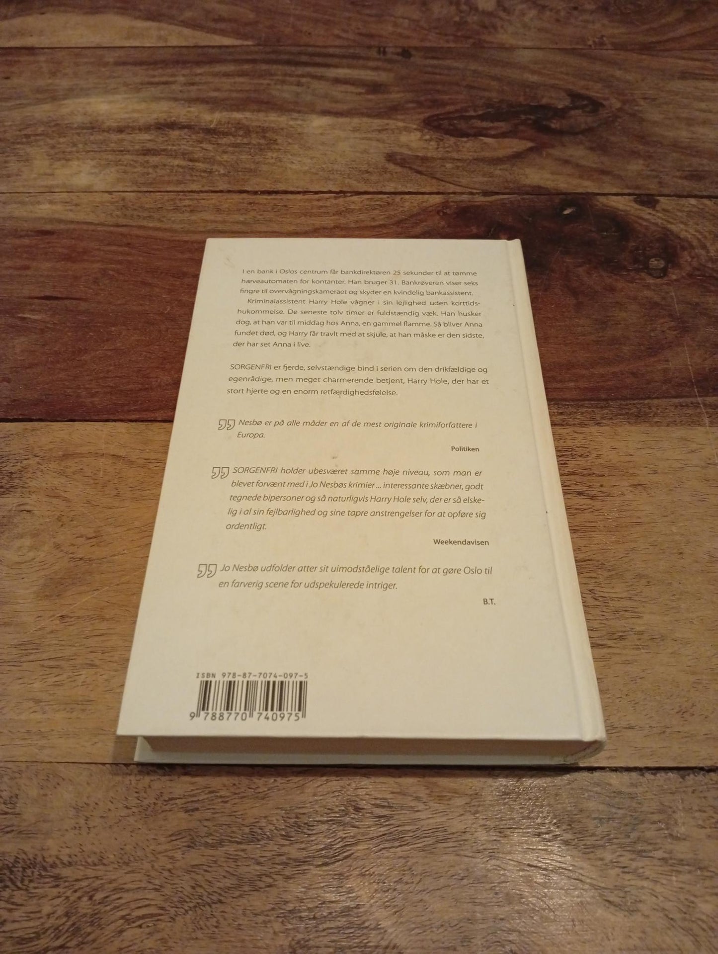 Sorgenfri Jo Nesbø Modtryk 2011