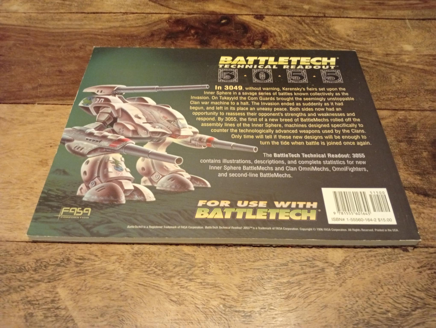 BattleTech Technical Readout 3055 Future Of Warfare 8619 FASA 1996