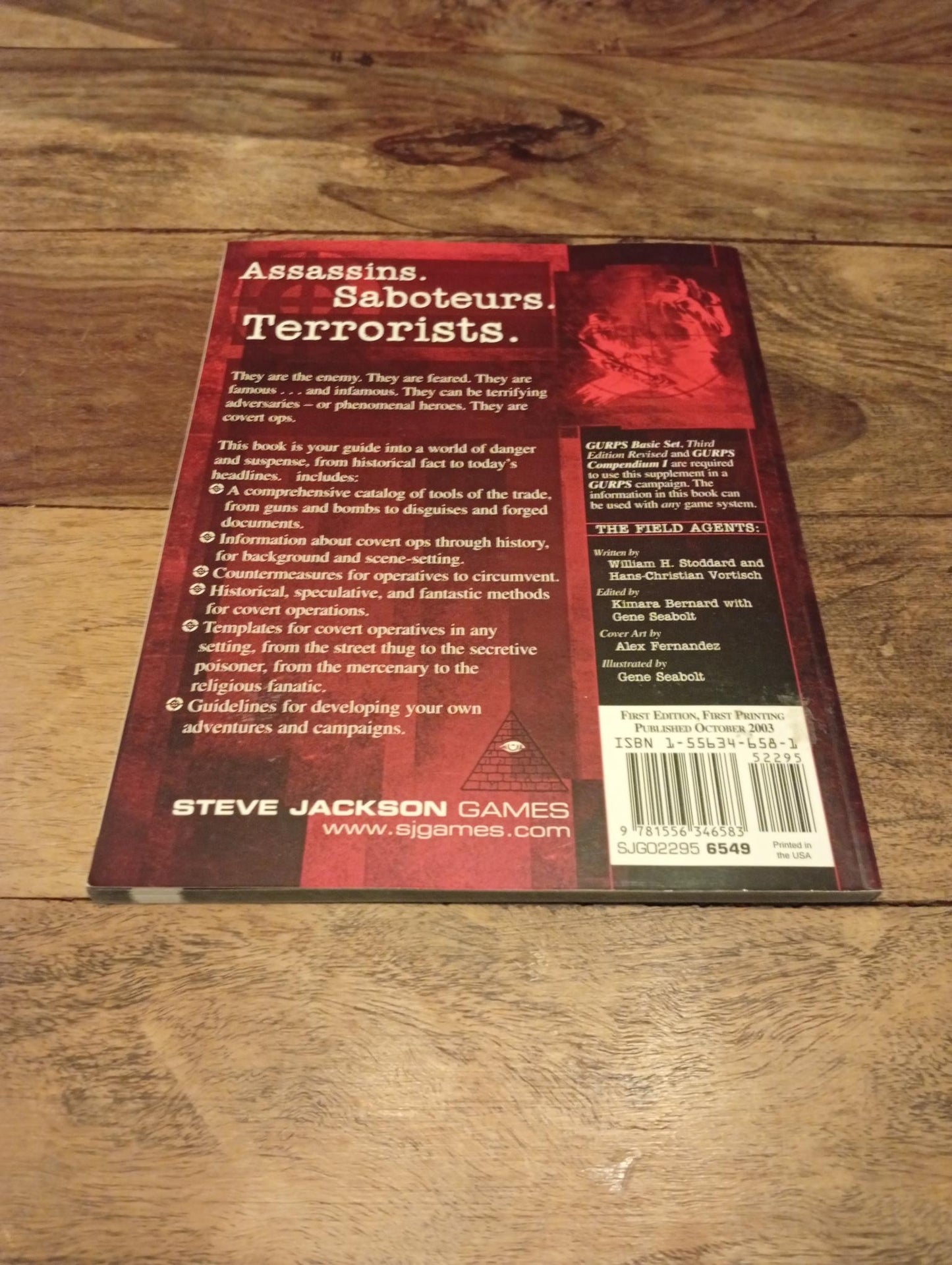 GURPS Covert Ops Steve Jackson Games 2003