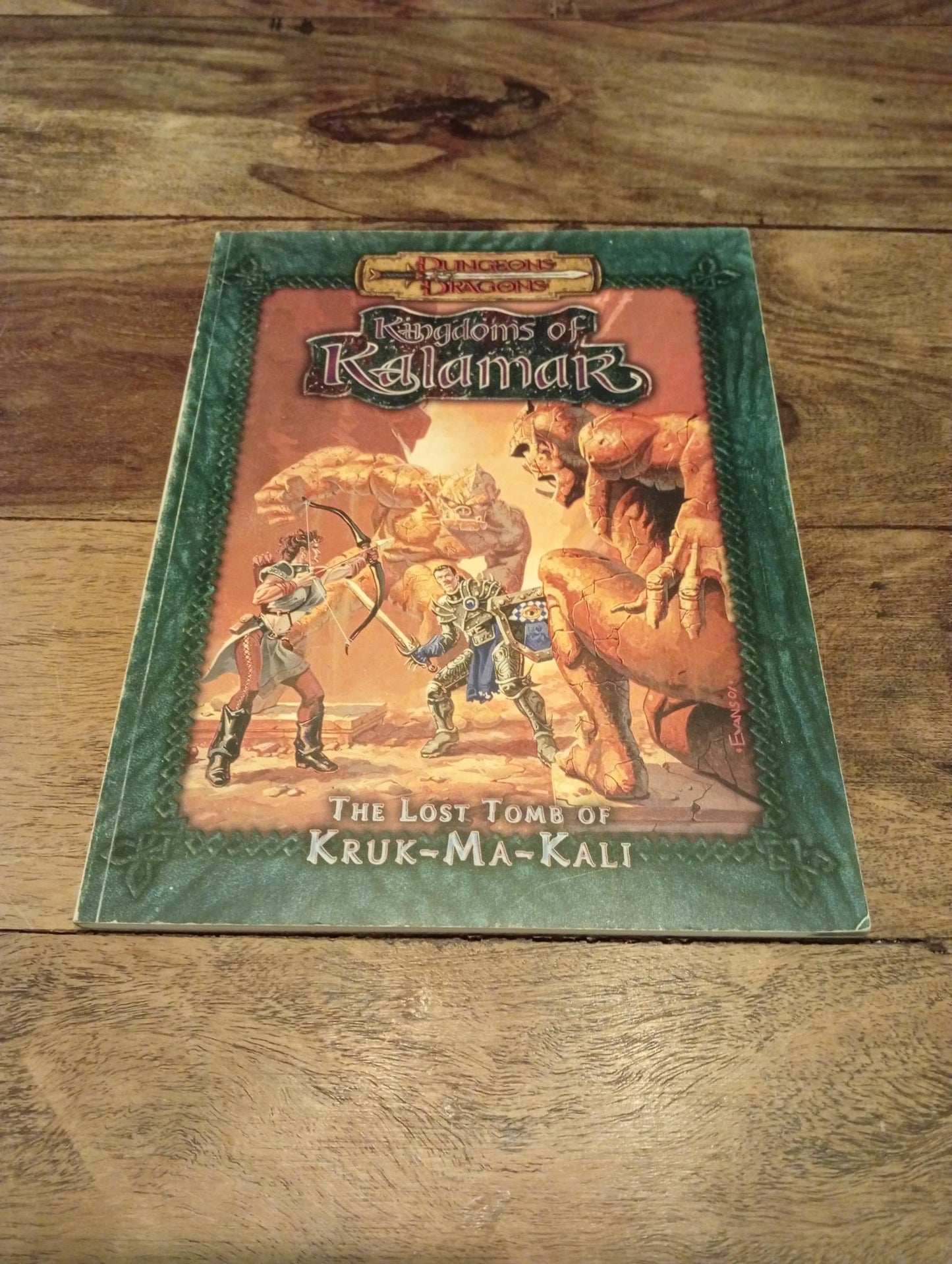 Kingdoms of Kalamar The Lost Tomb of Kruk-Ma-Kali Dungeons & Dragons 2002