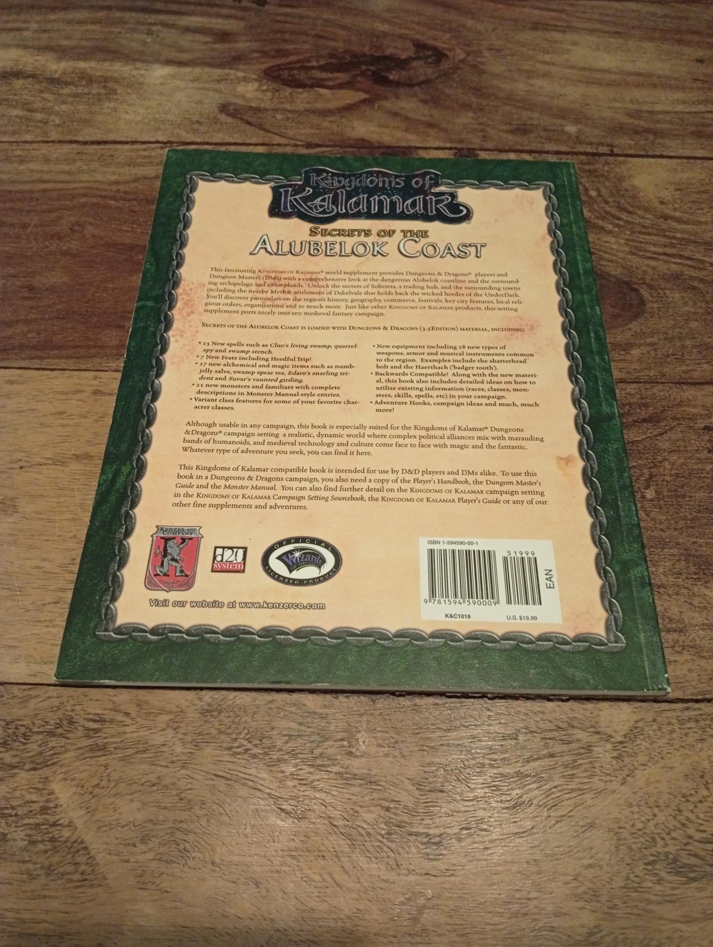 Kingdoms of Kalamar Secrets of the Alubelok Coast Dungeons & Dragons 2003