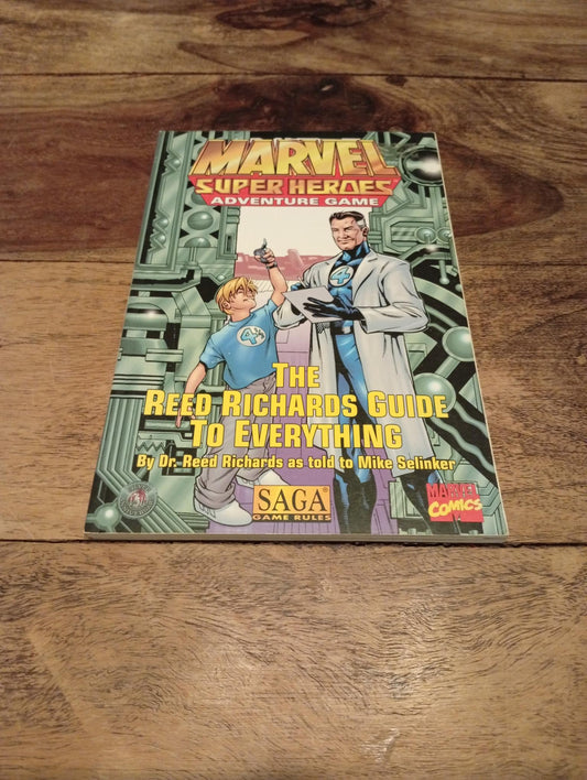The Reed Richards Guide to Everything Marvel Super Heroes Adventure Game TSR 1999