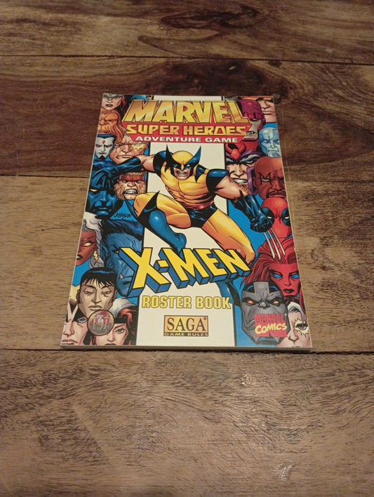 X-Men Roster Book Marvel Super Heroes Adventure Game TSR 1998