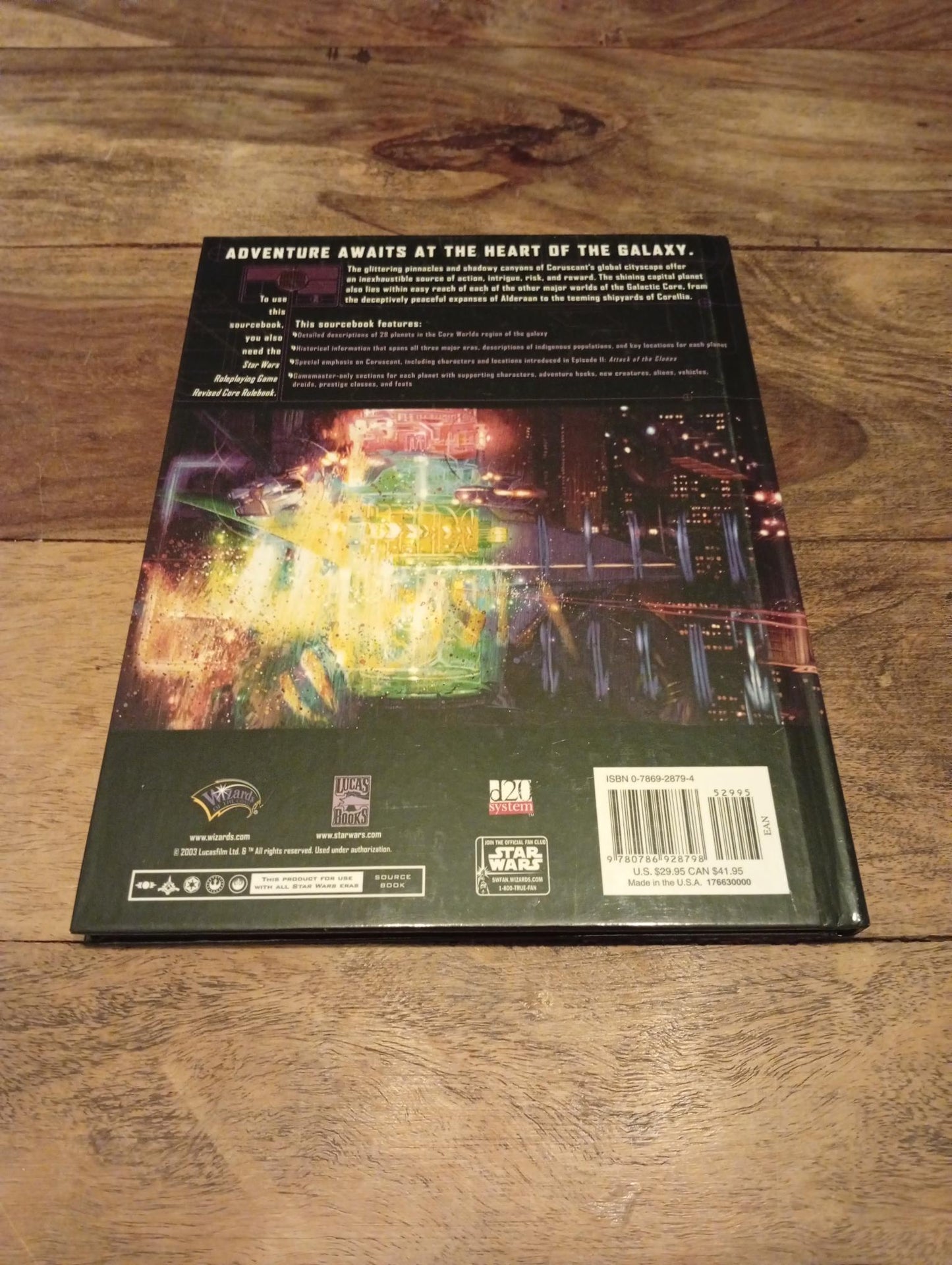 Star Wars Coruscant and the Core Worlds Wizards of the Coast 2003