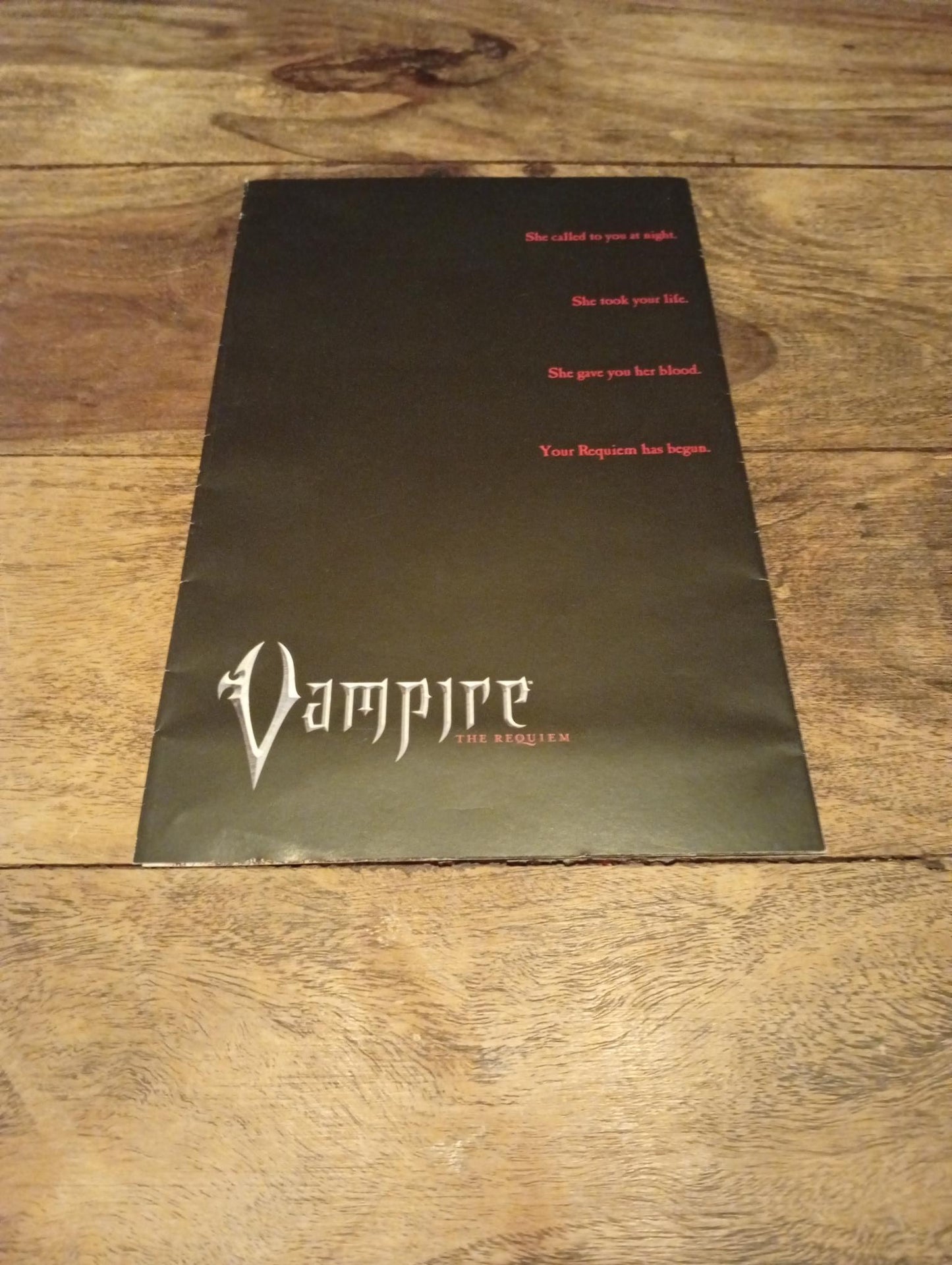 Vampire The Requiem Poster White Wolf