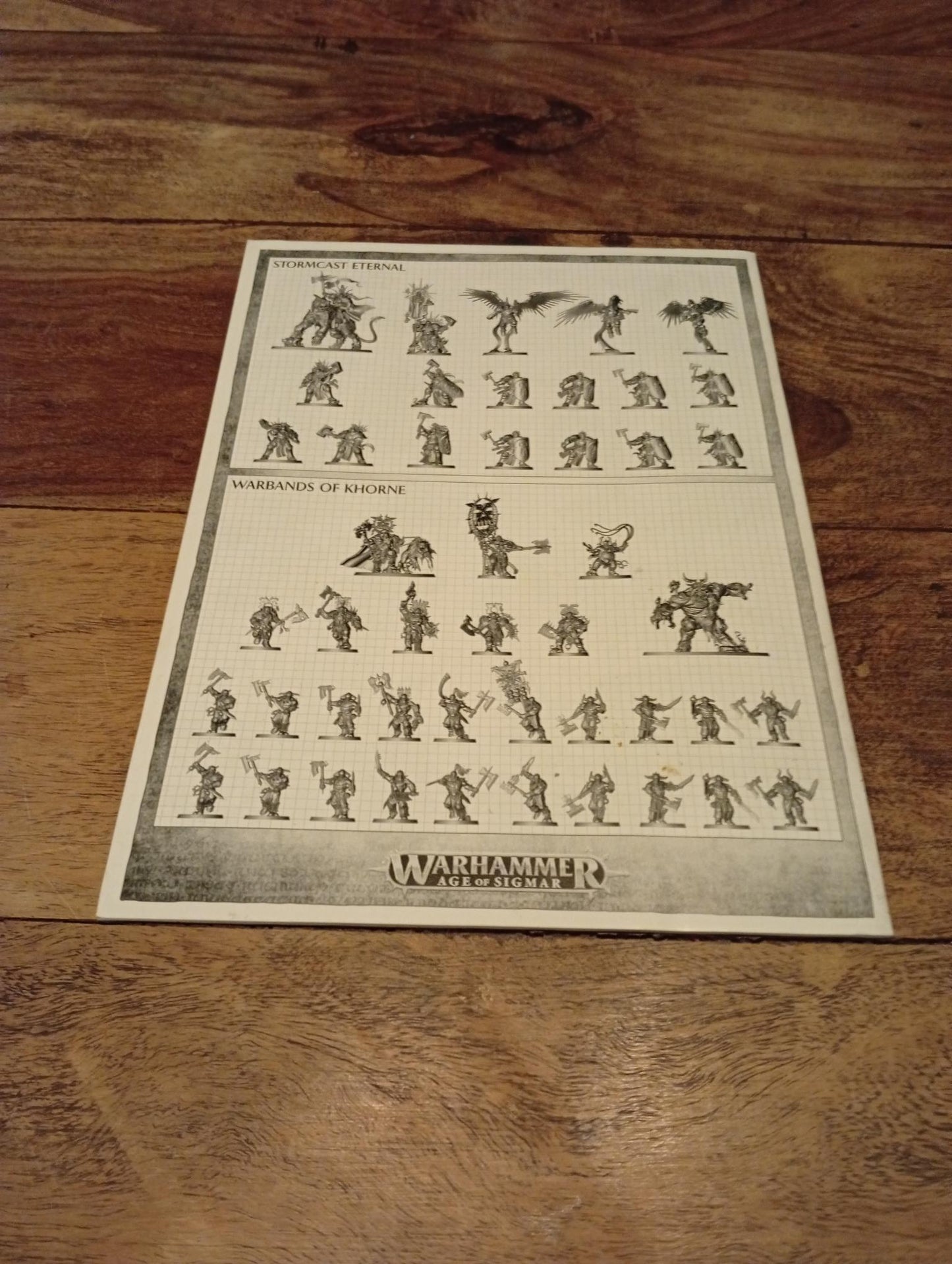 Warhammer Age of Sigmar Khorne Bloodbound Sheet Games Workshop