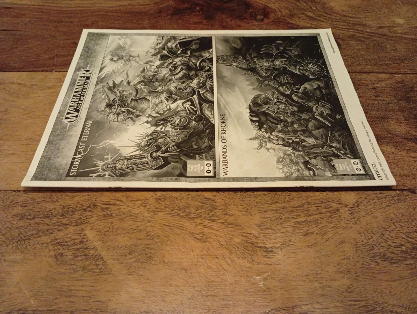 Warhammer Age of Sigmar Khorne Bloodbound Sheet Games Workshop