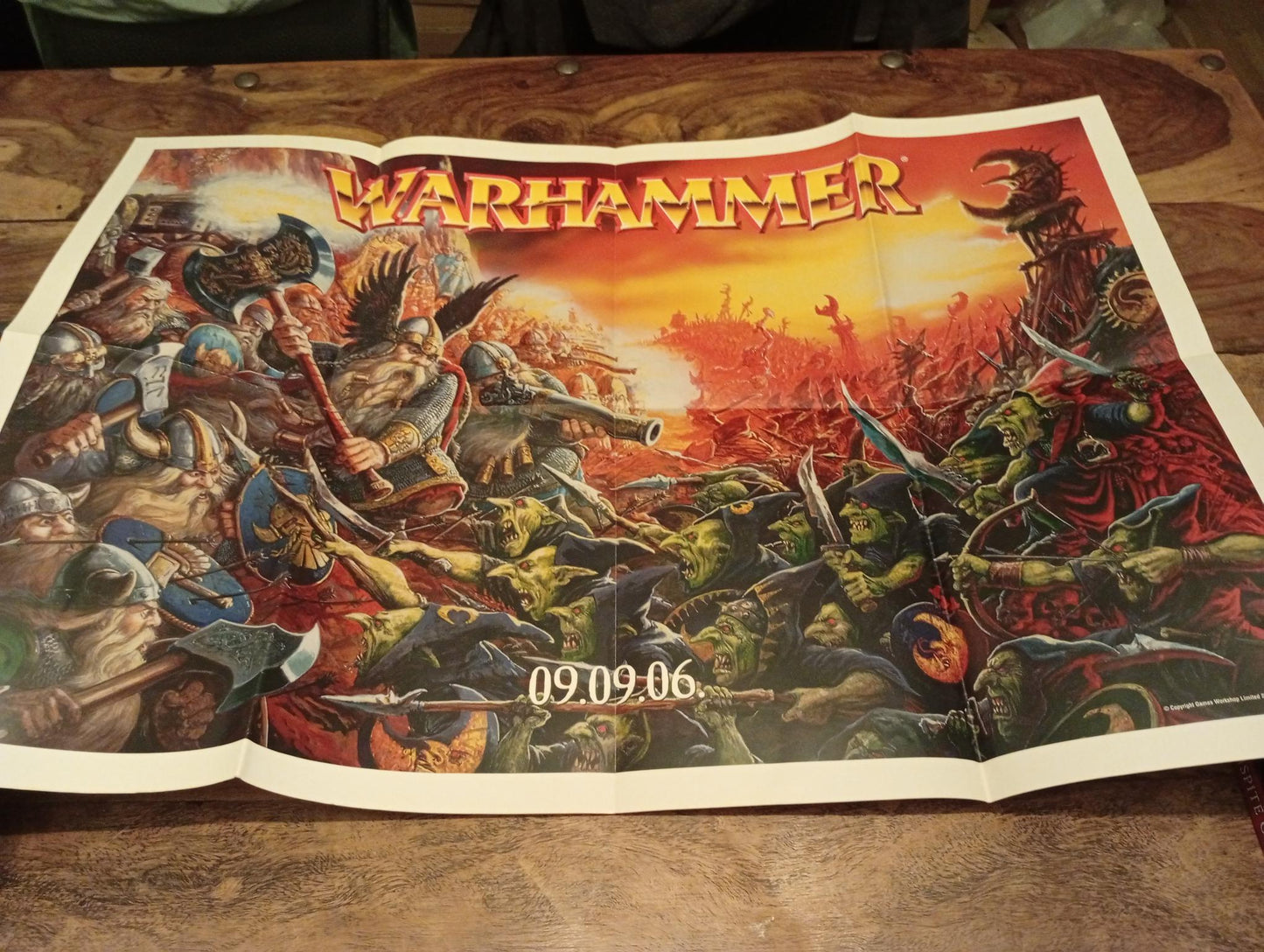 Warhammer Fantasy Double Sided Poster Fantasy Battle Rules Games Workshop
