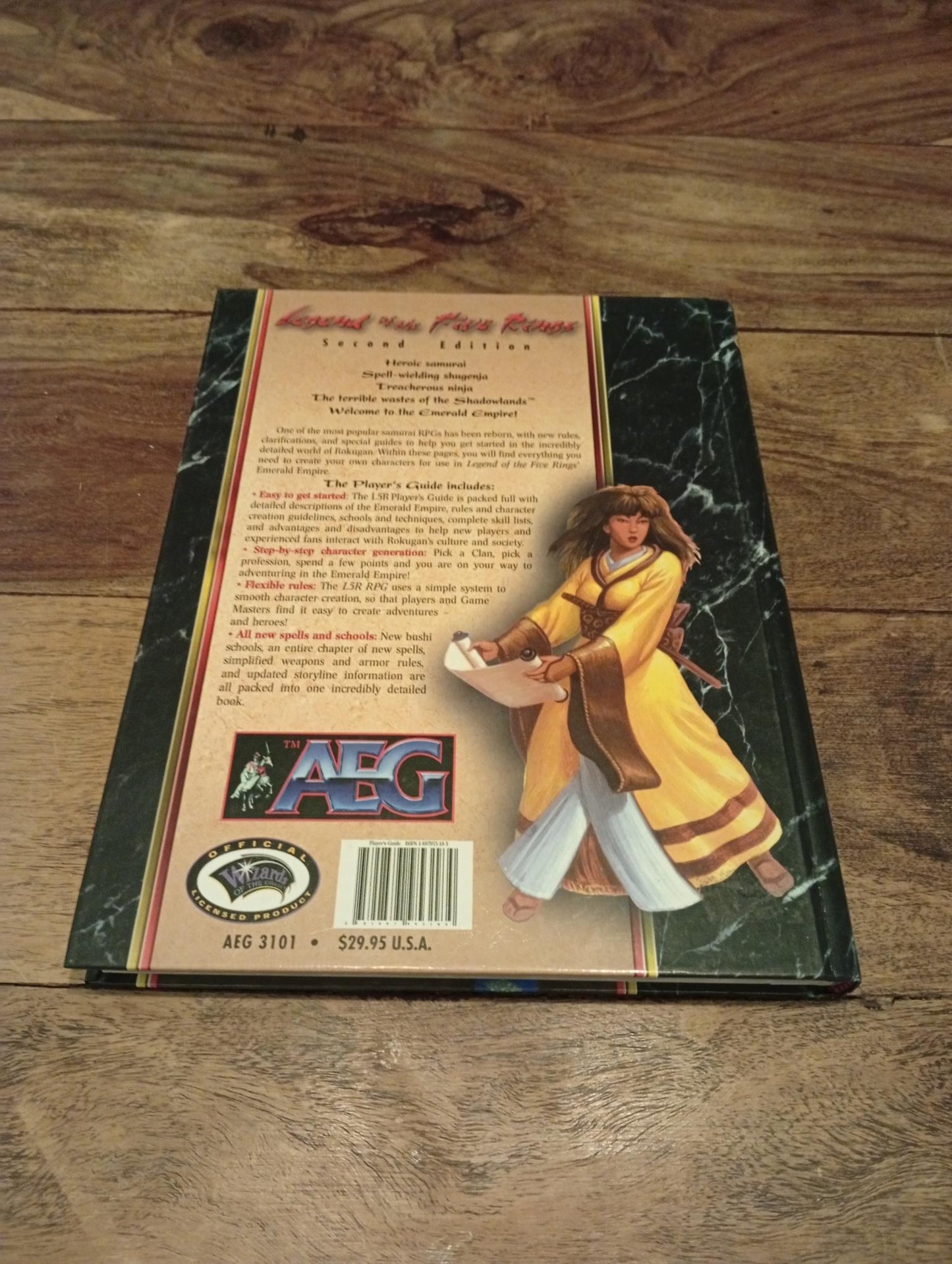 Legend of the Five Rings Player's Guide 2nd Ed AEG 2000