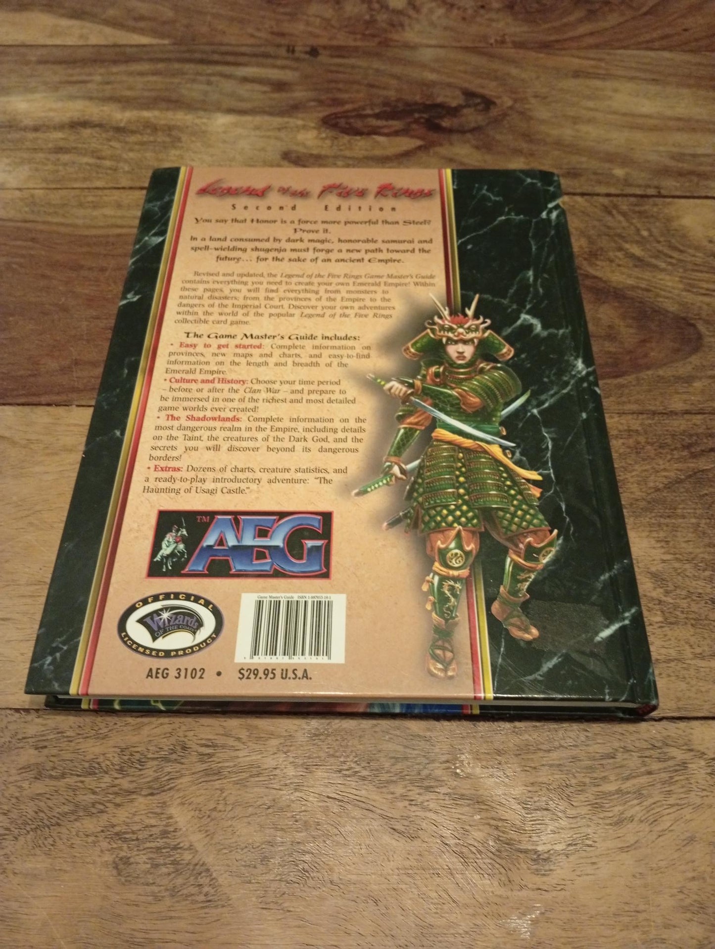 Legend of the Five Rings Game Master's Guide 2nd Ed AEG 2001