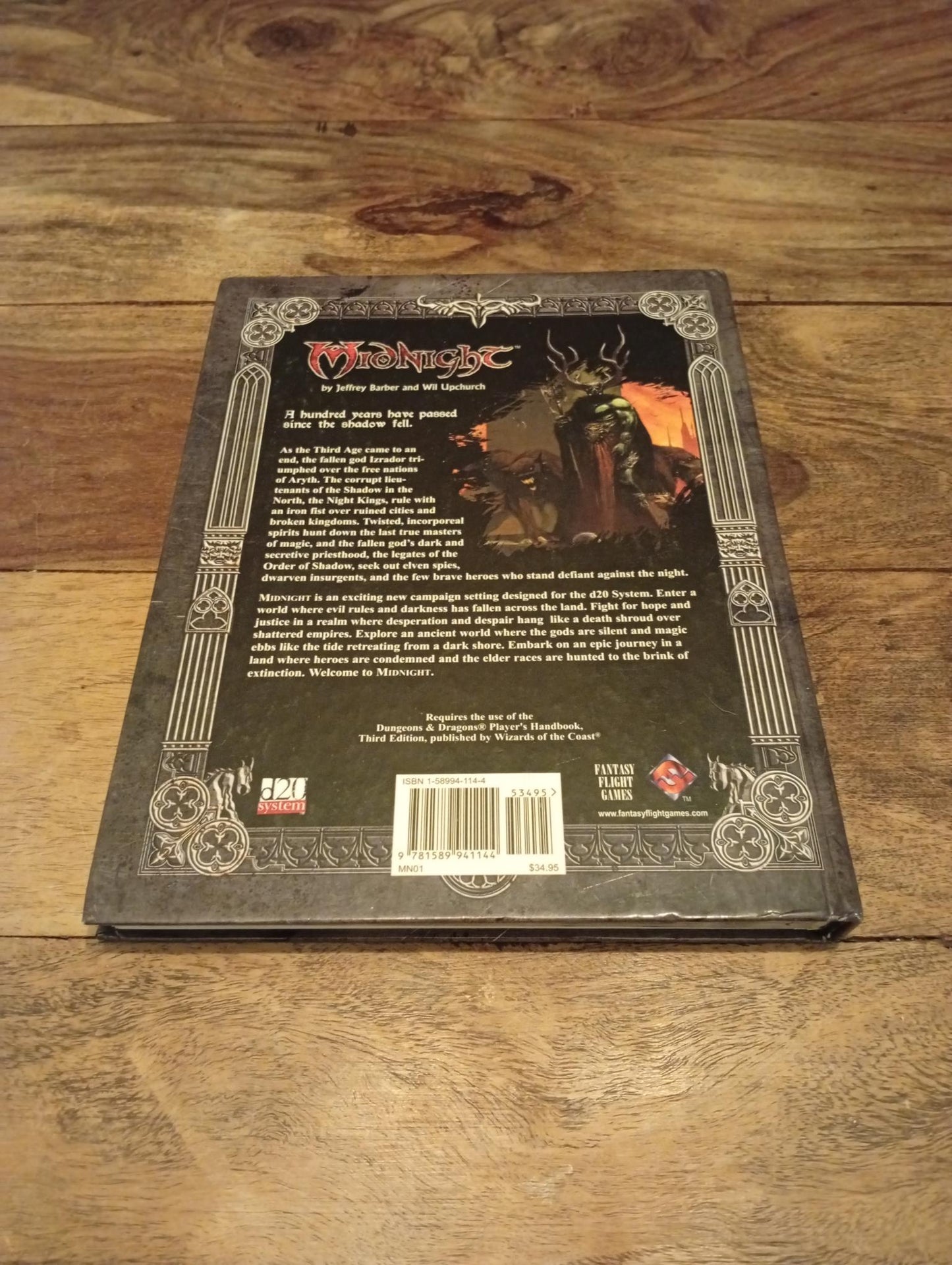 Midnight Epic Fantasy in an Age of Shadow Core Book d20