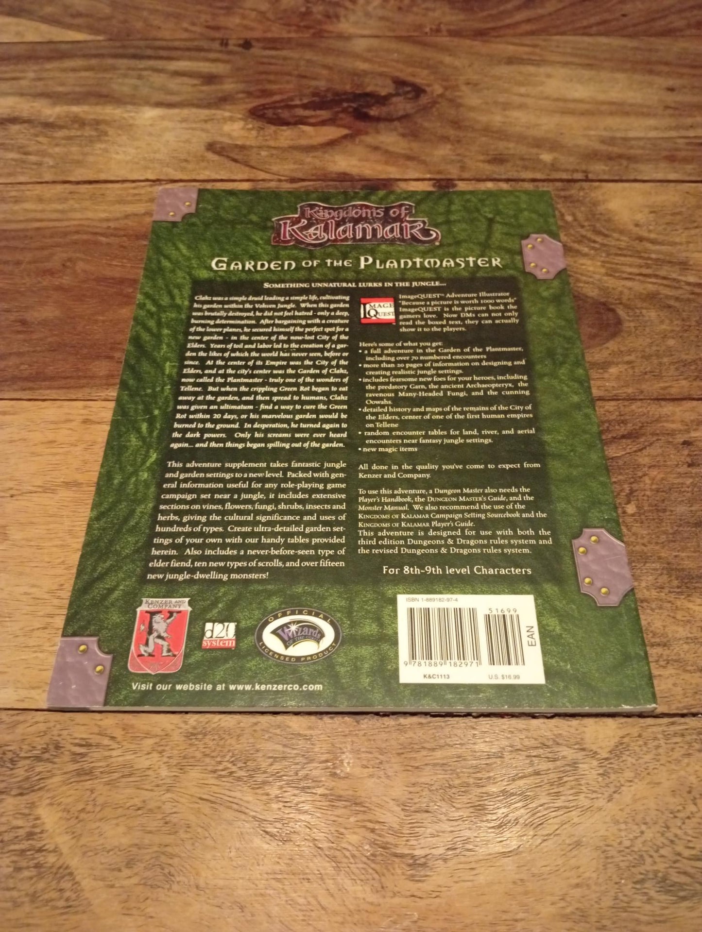 Kingdoms of Kalamar Garden of the Plantmaster Dungeons & Dragons 2003