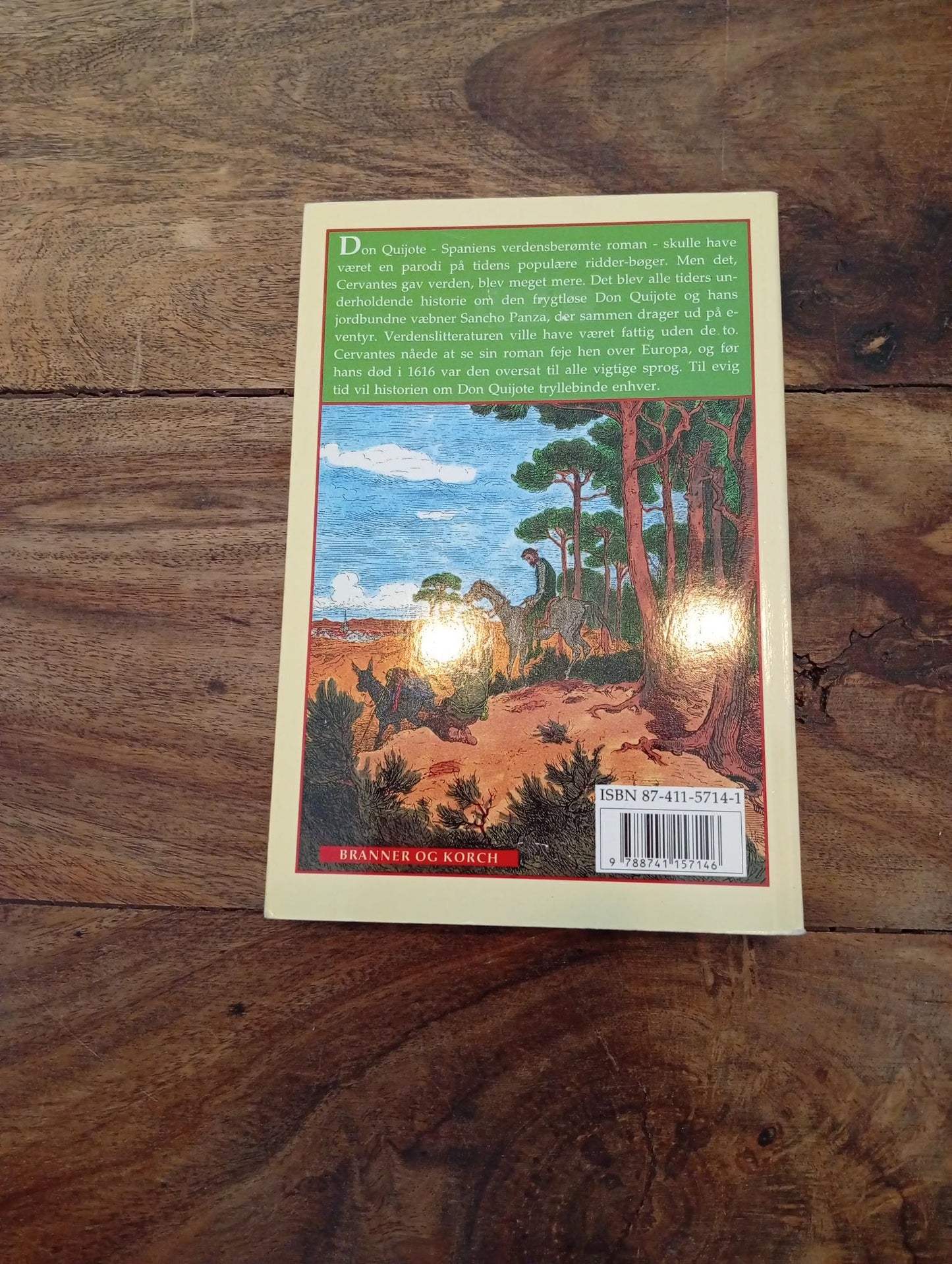 Historien om Don Quijote Ridderen af Den Bedrøvelige Skikkelse M. de Cervantes Saavedra 1993