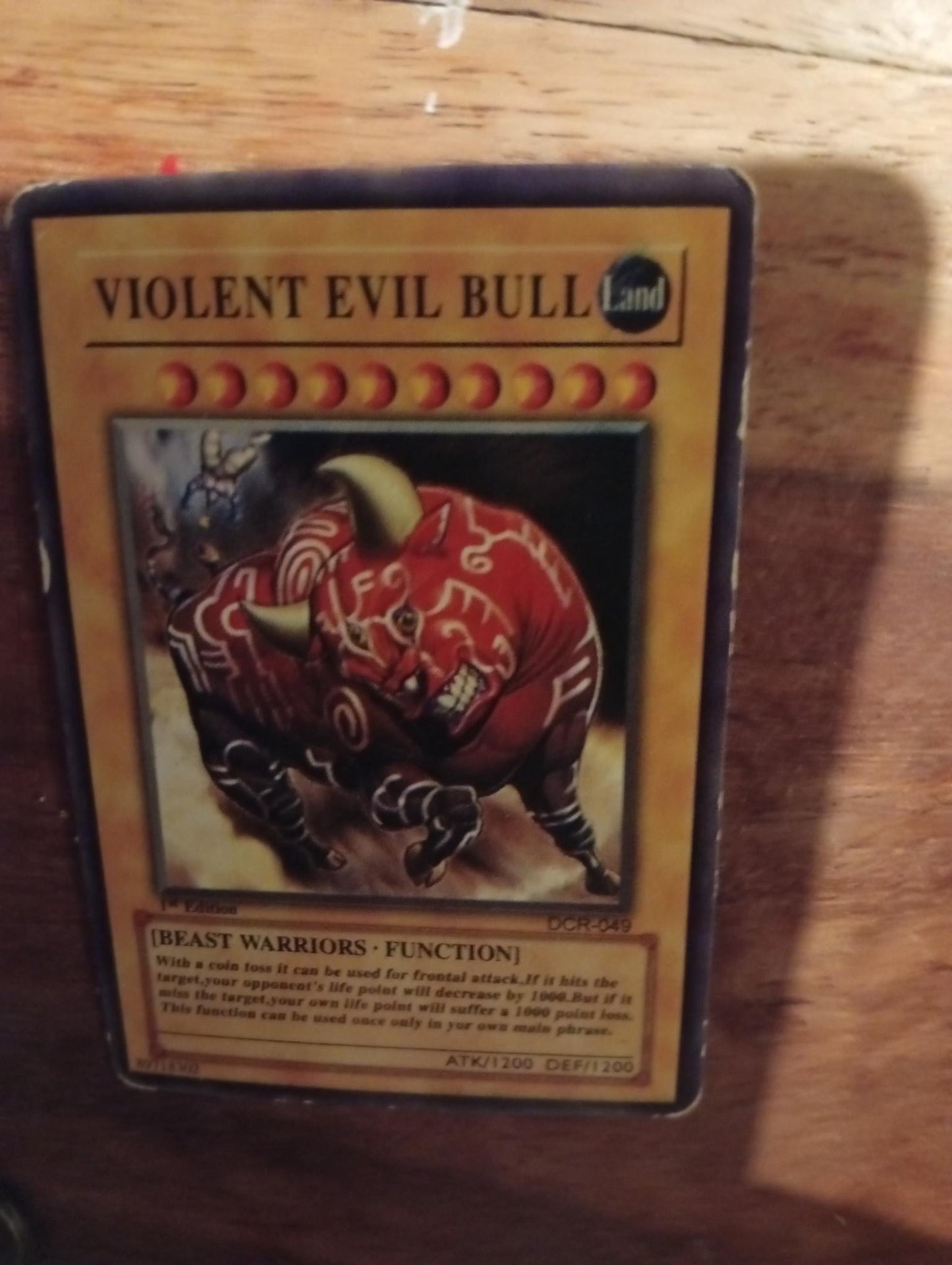 Yu-Gi-Oh! Violent Evil Bull DCR-049