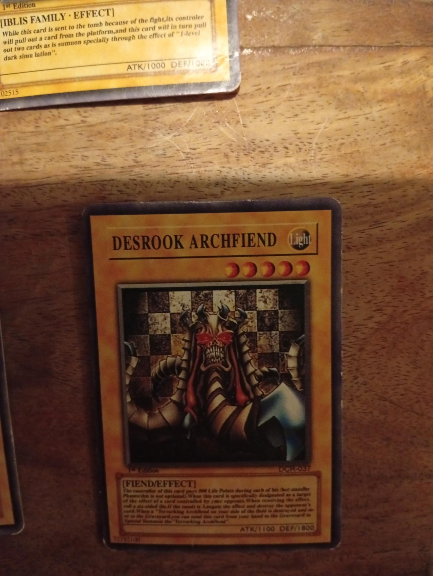 Yu-Gi-Oh! Desrook Archfiend DCR-037