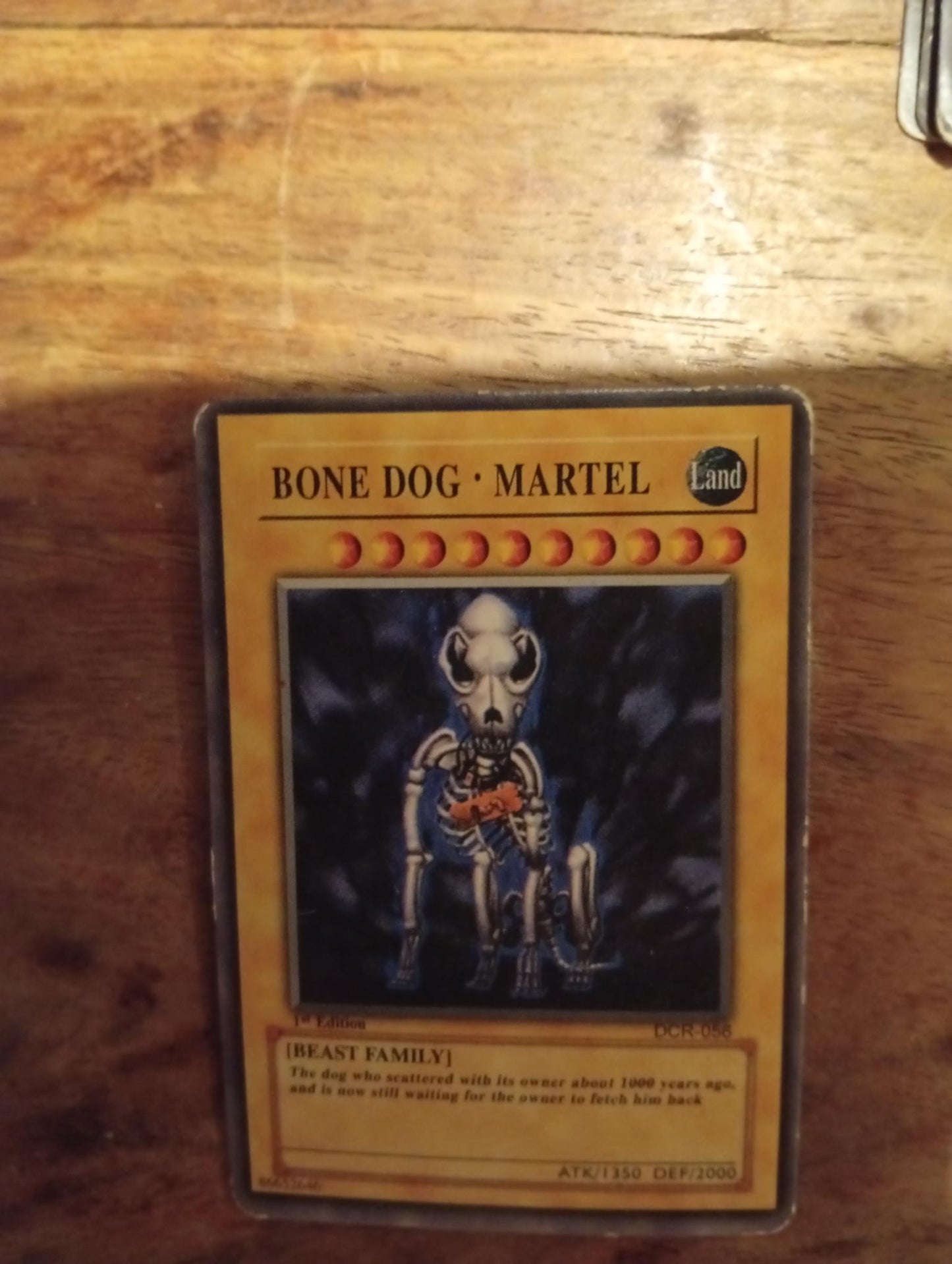 Yu-Gi-Oh! Bone Dog Martel DCR-056