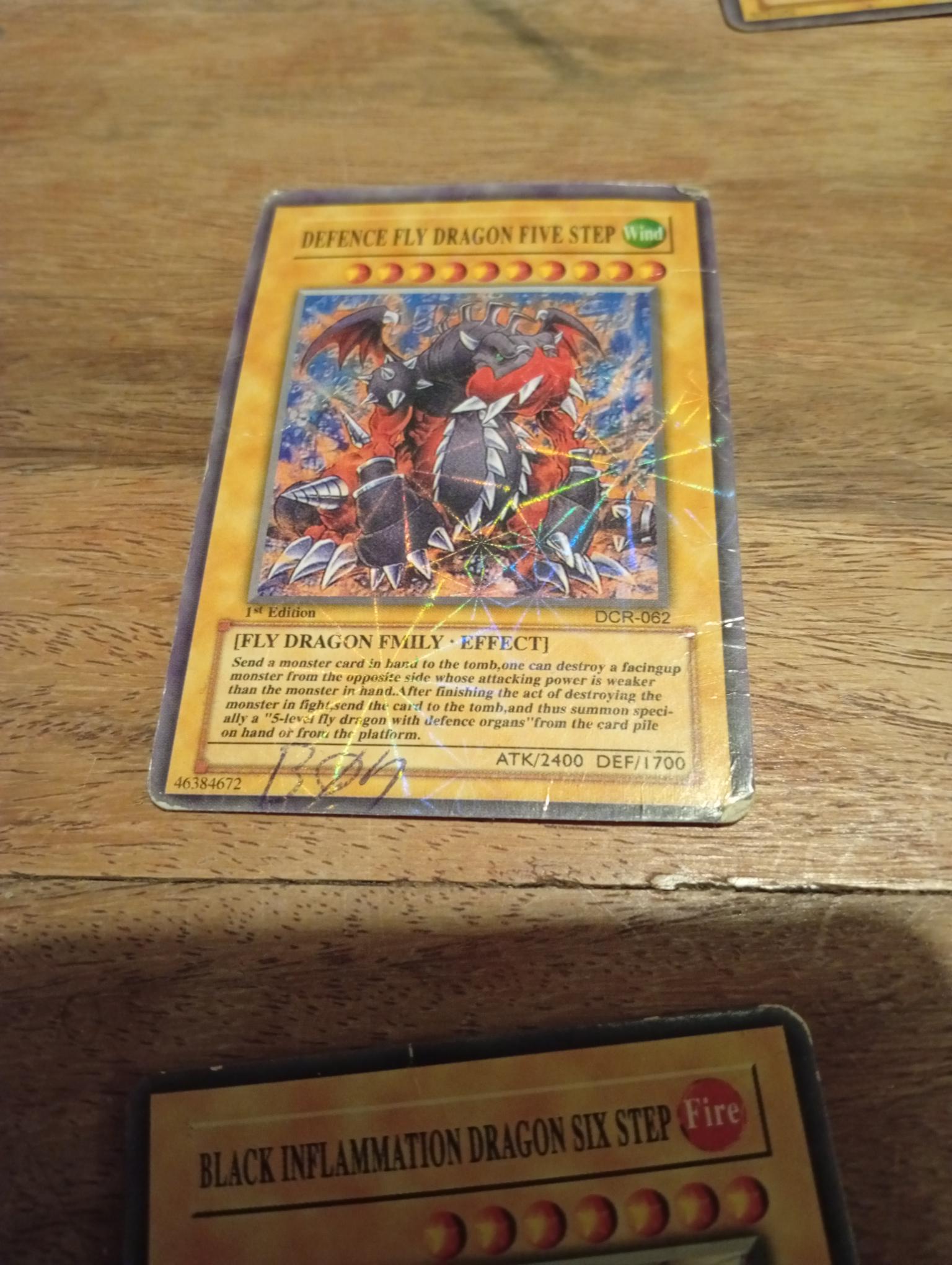Yu-Gi-Oh! Defence Fly Dragon Five Step DCR-062 AllRoleplaying.com Yu-Gi-Oh! Defence Fly Dragon Five Step DCR-062 AllRoleplaying.com