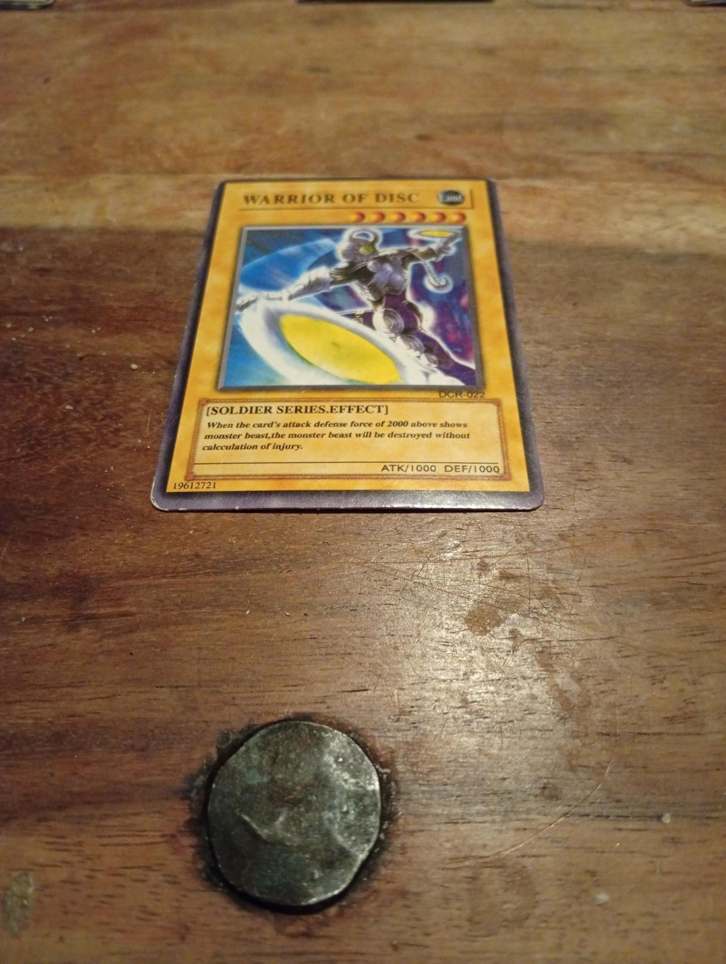 Yu-Gi-Oh! Warrior of Disc DCR-022