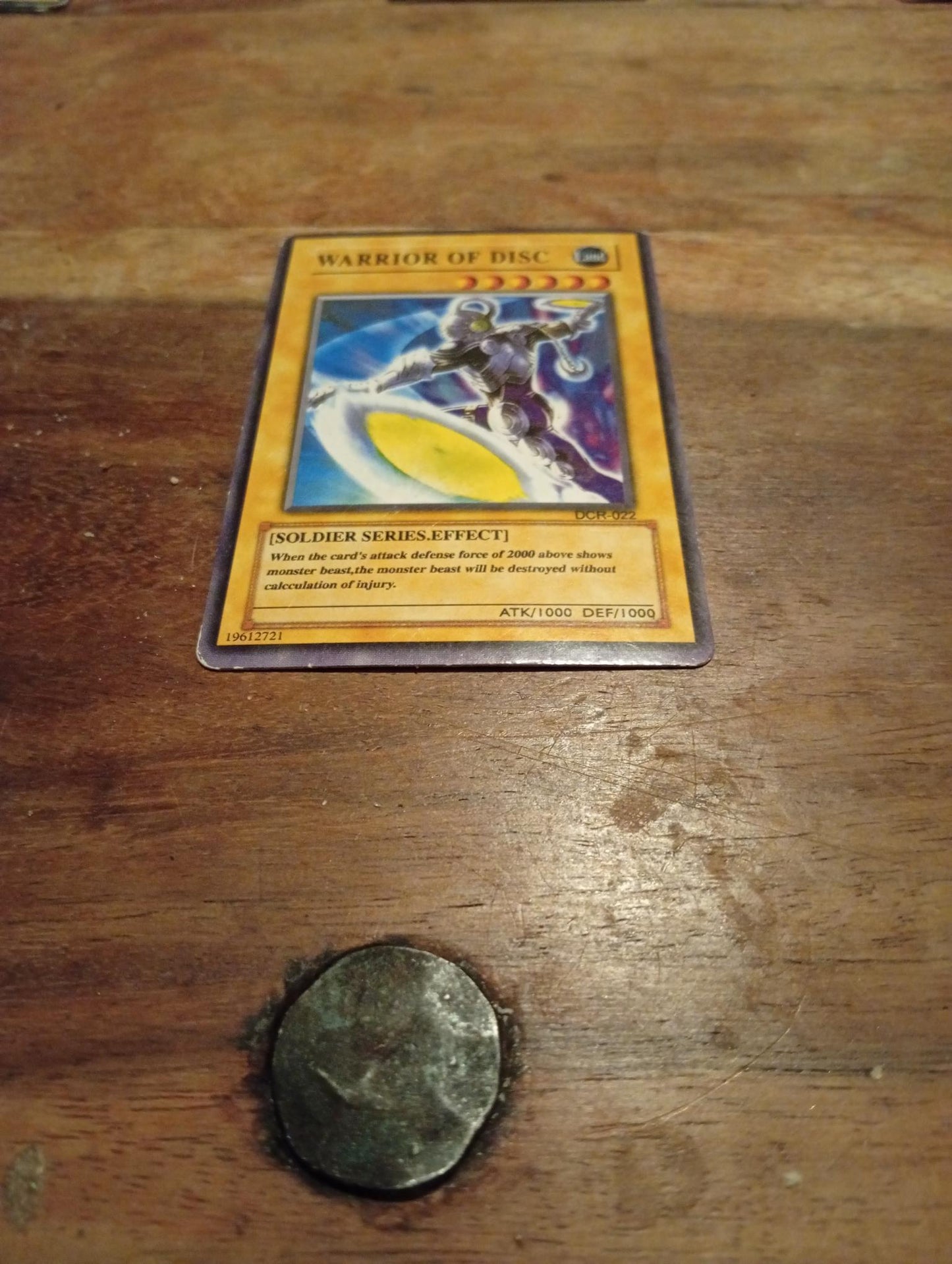 Yu-Gi-Oh! Warrior of Disc DCR-022