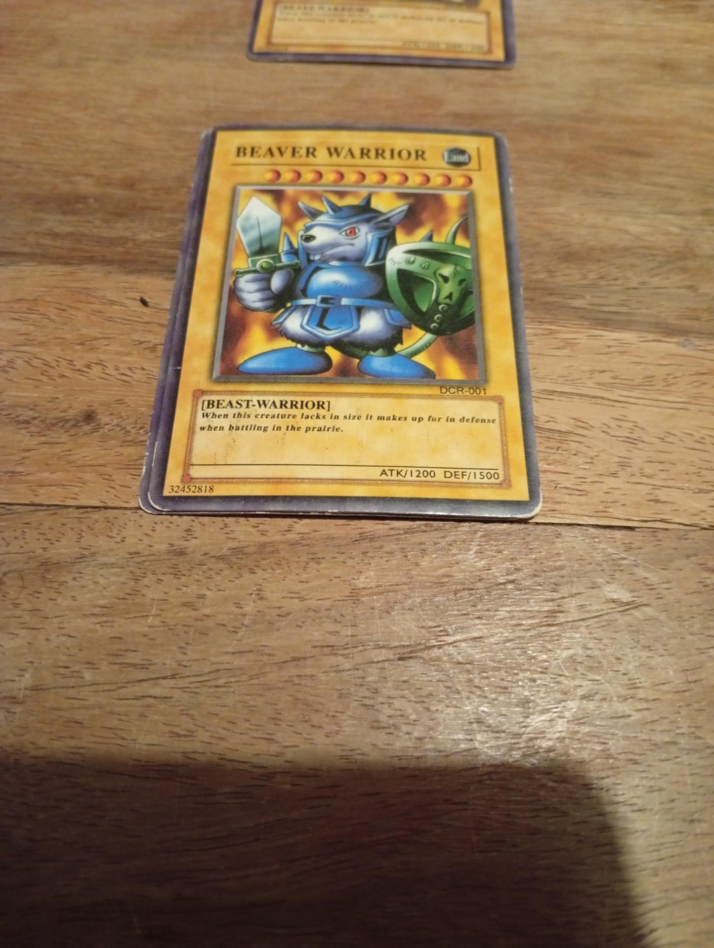 Yu-Gi-Oh! Beaver Warrior DCR-001