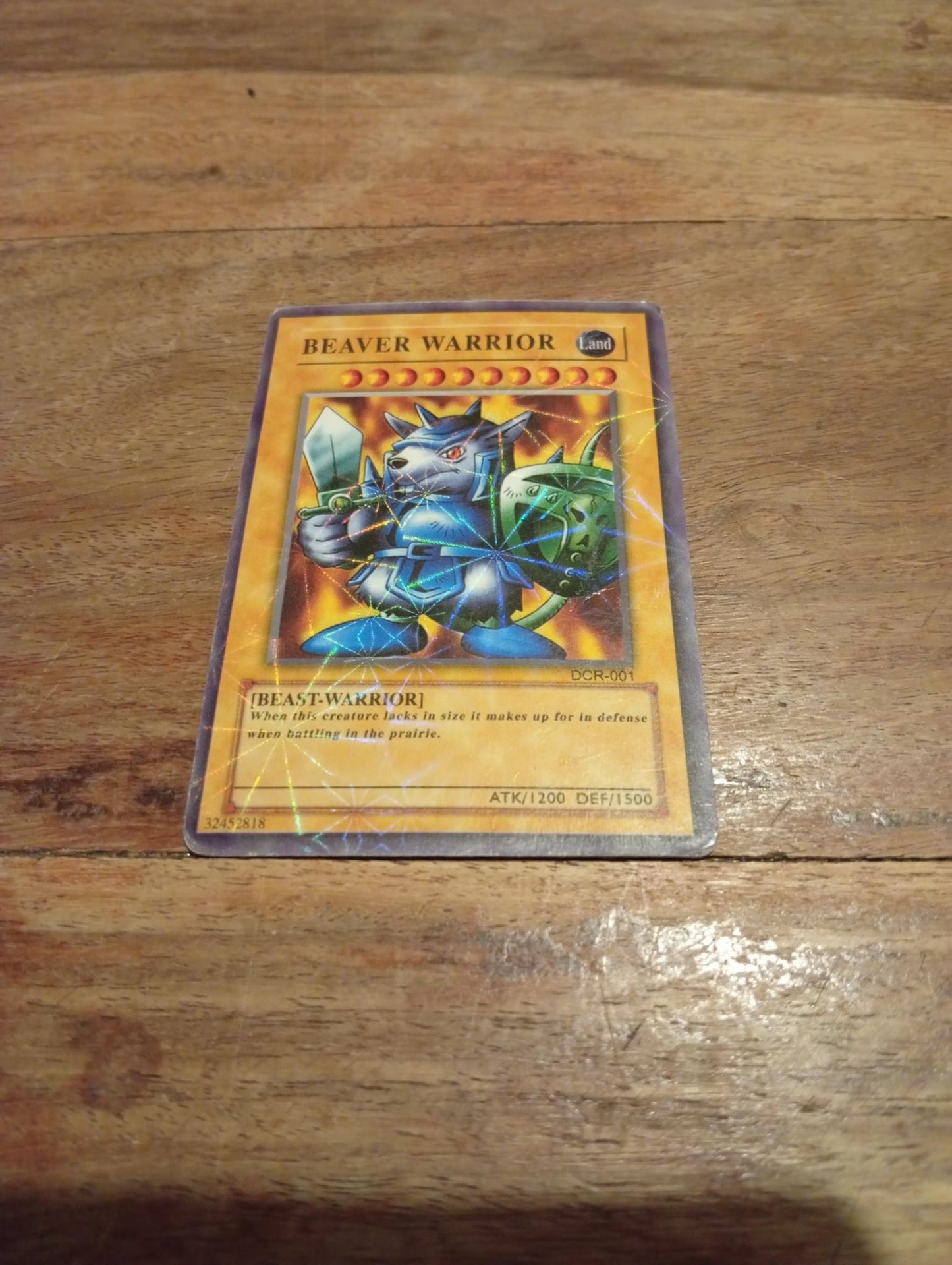 Yu-Gi-Oh! Beaver Warrior DCR-001