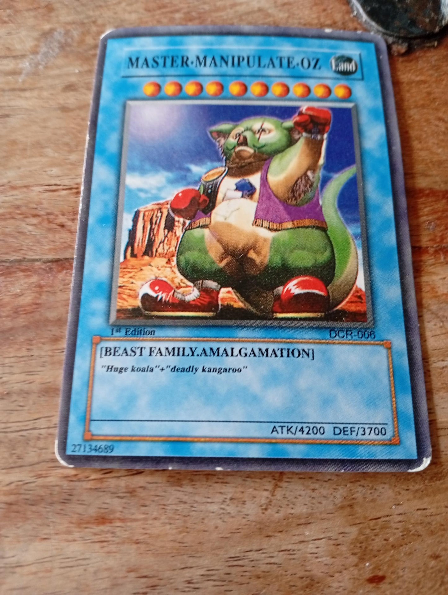 Yu-Gi-Oh! Master Manipulate Oz DCR-006