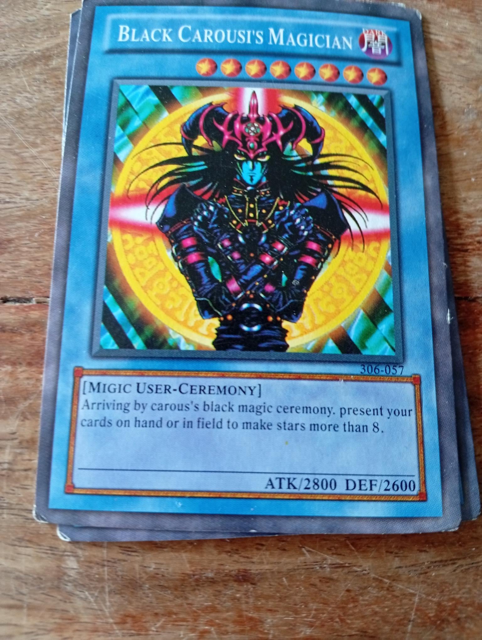 Yu-Gi-Oh! Black Carousi's Magician 306-057 AllRoleplaying.com Yu-Gi-Oh! Black Carousi's Magician 306-057 AllRoleplaying.com