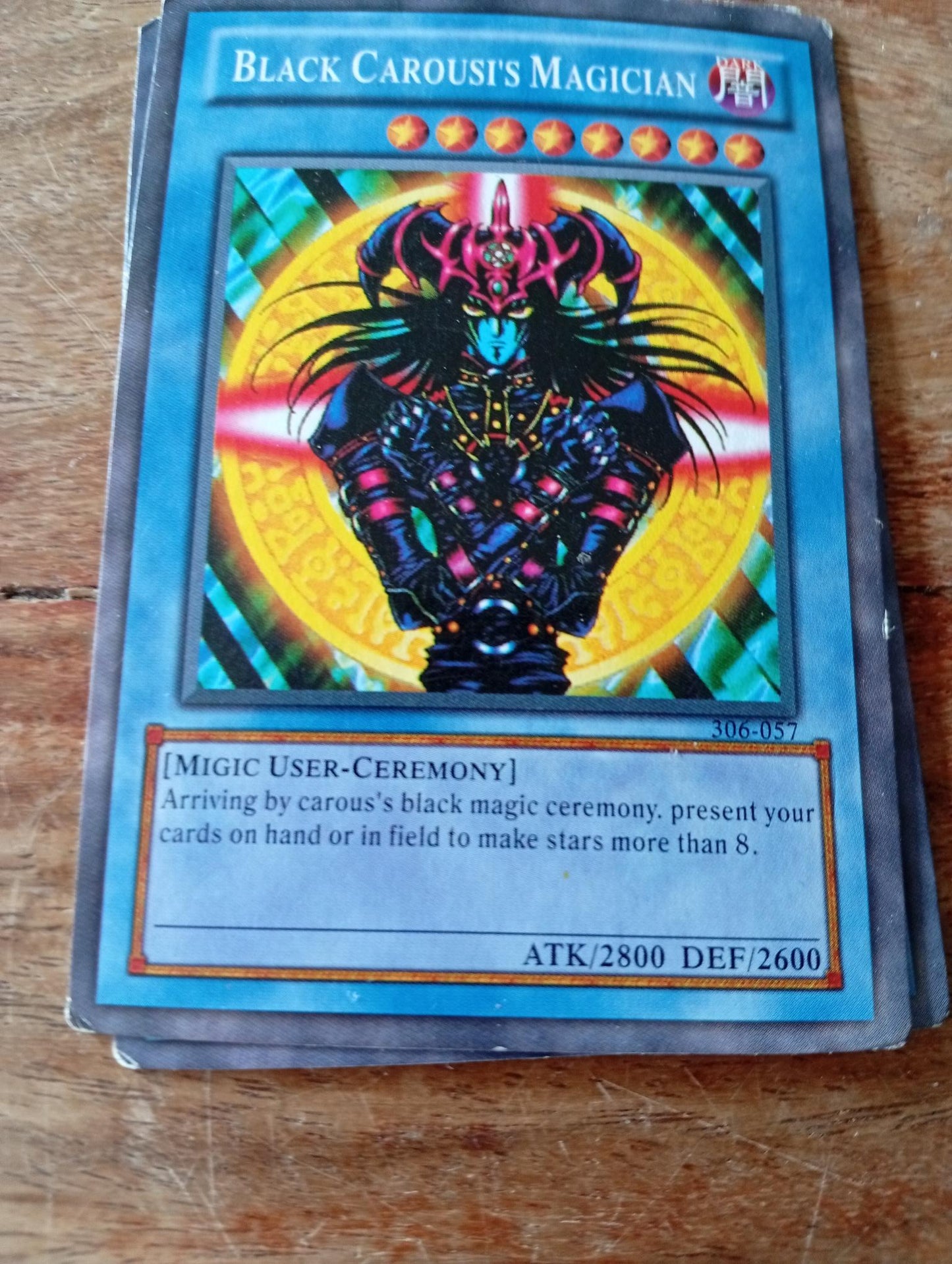 Yu-Gi-Oh! Black Carousi's Magician 306-057