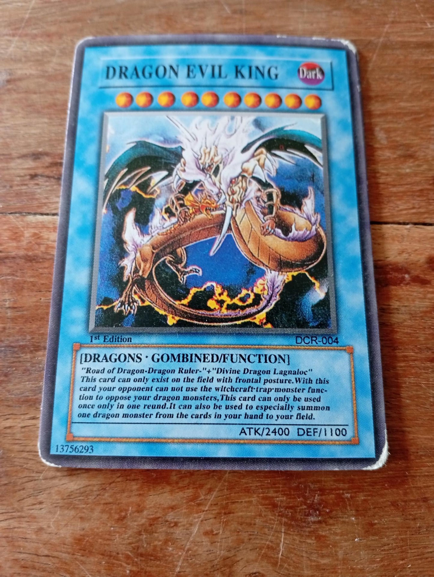 Yu-Gi-Oh! Dragon Evil King DCR-004