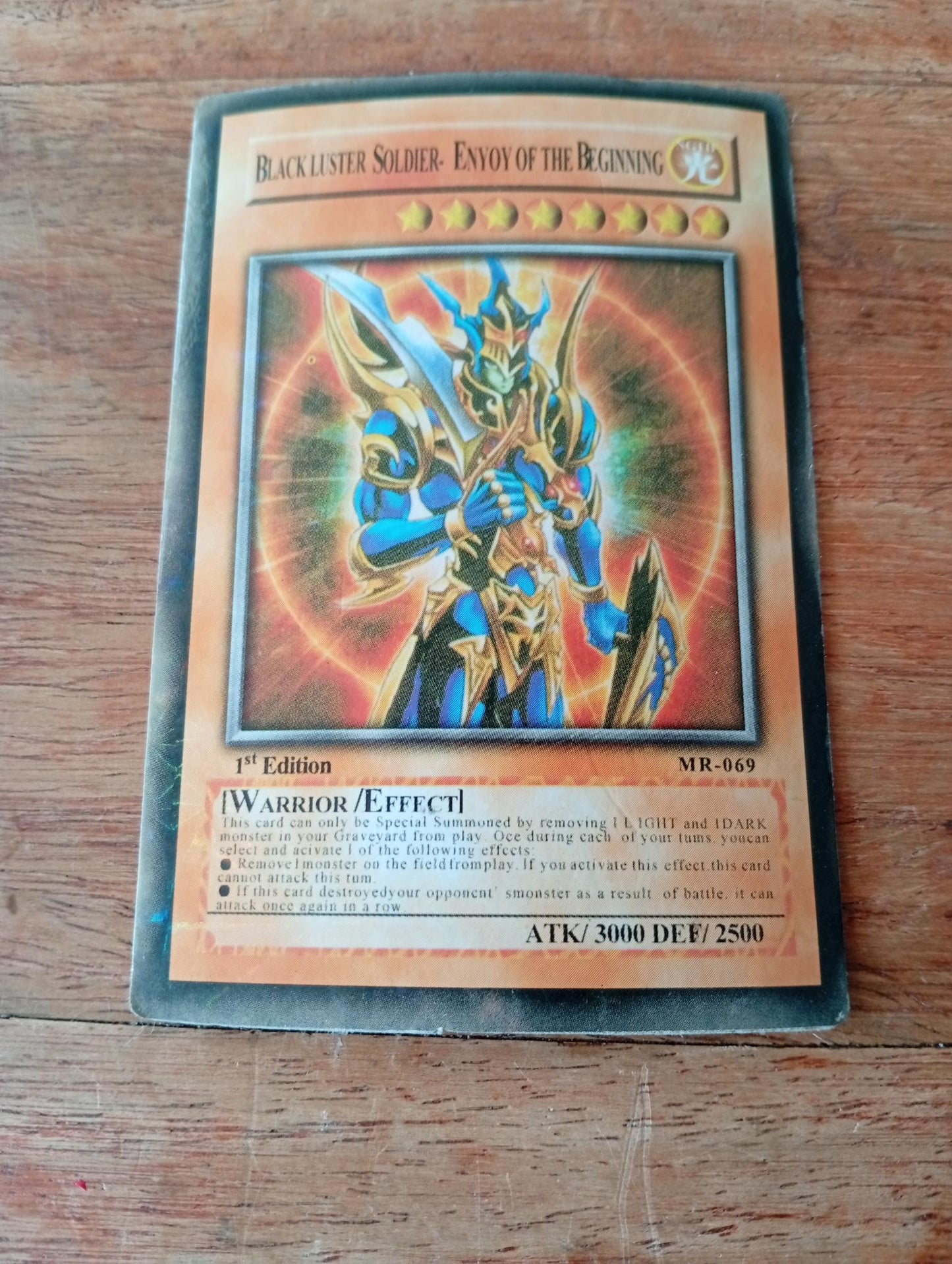 Yu-Gi-Oh! Black Luster Soldier Envoy of The Beginning MR-069