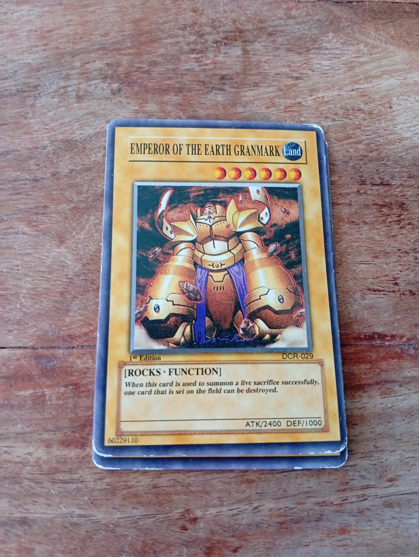 Yu-Gi-Oh! Emperor Of The Earth Granmaark DCR-029