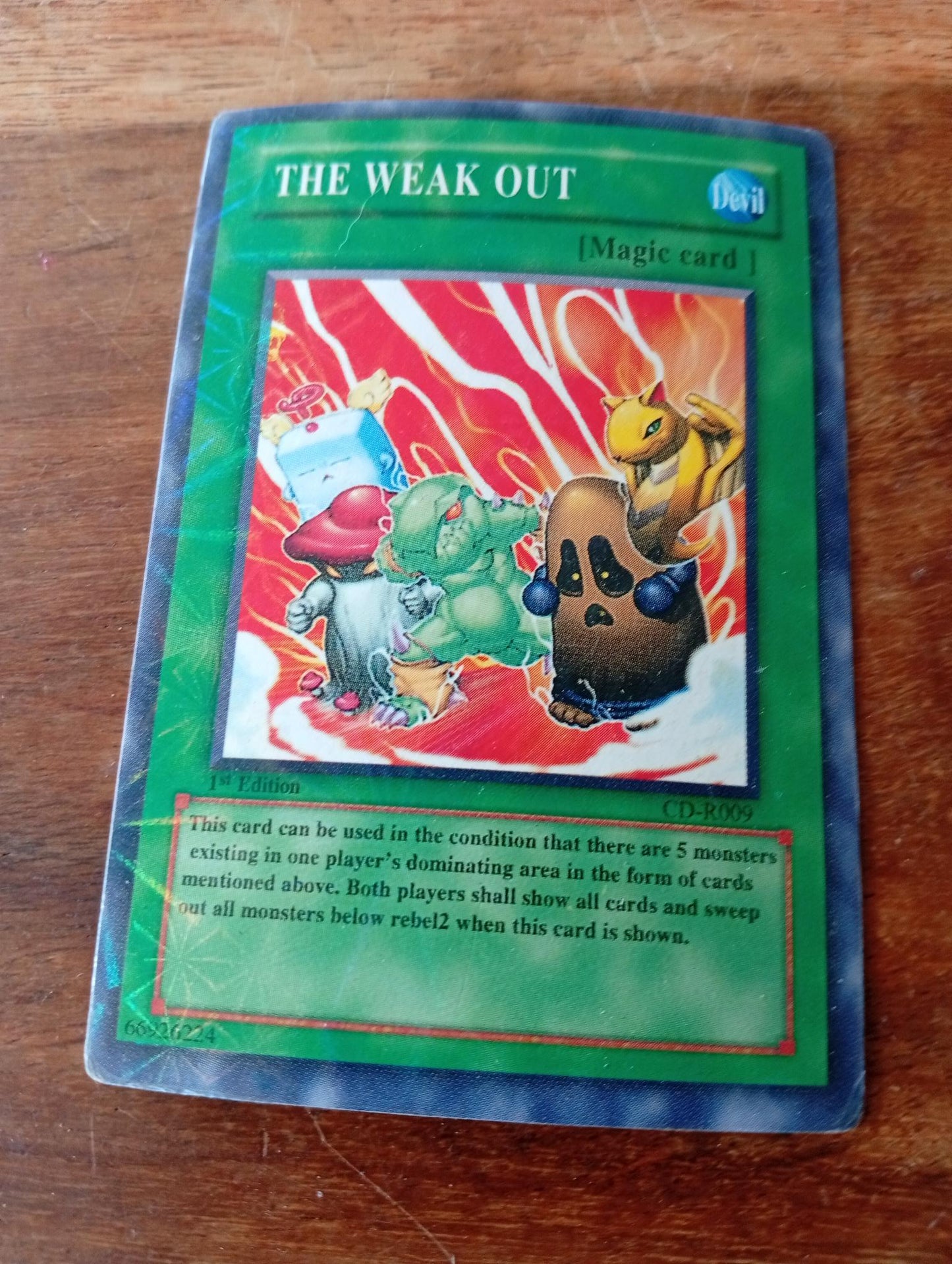 Yu-Gi-Oh! The Weak Out CD-R009