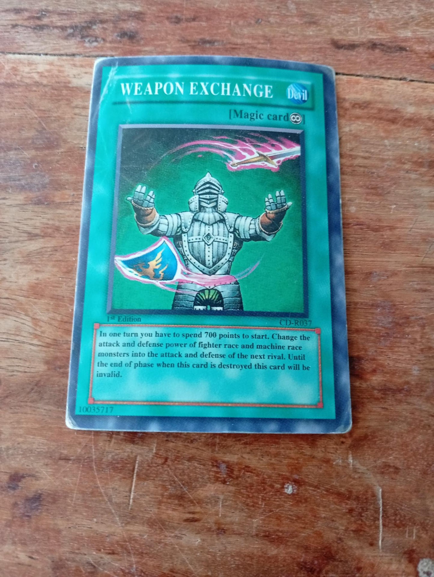 Yu-Gi-Oh! Weapon Exchange CD-R037