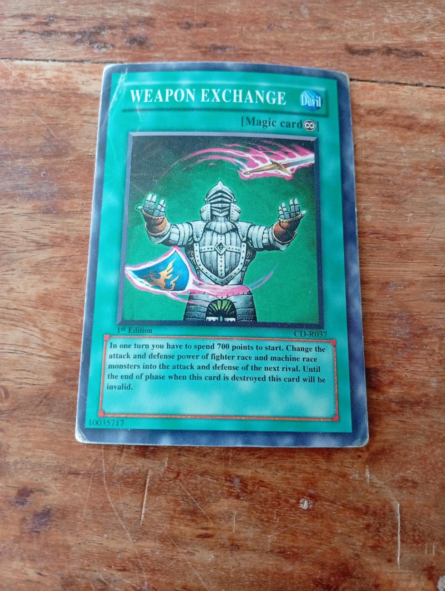 Yu-Gi-Oh! Weapon Exchange CD-R037